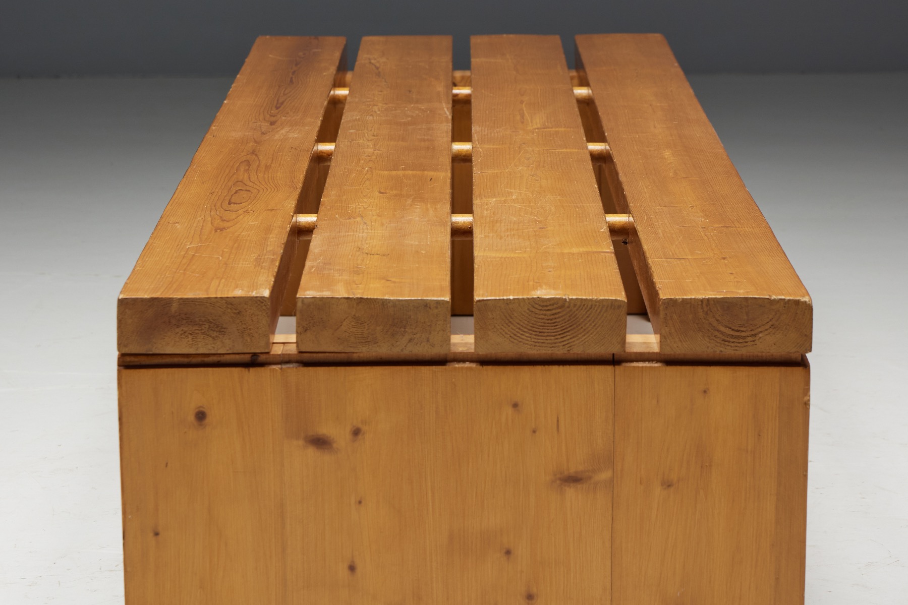 Charlotte Perriand Les Arcs stone bench
