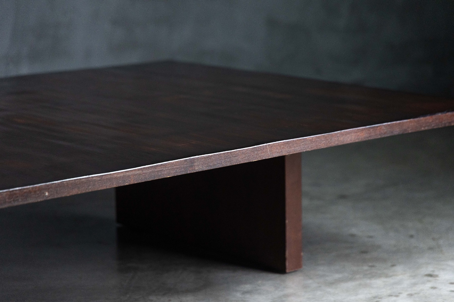 Gallery level contemporary brutalist coffee table