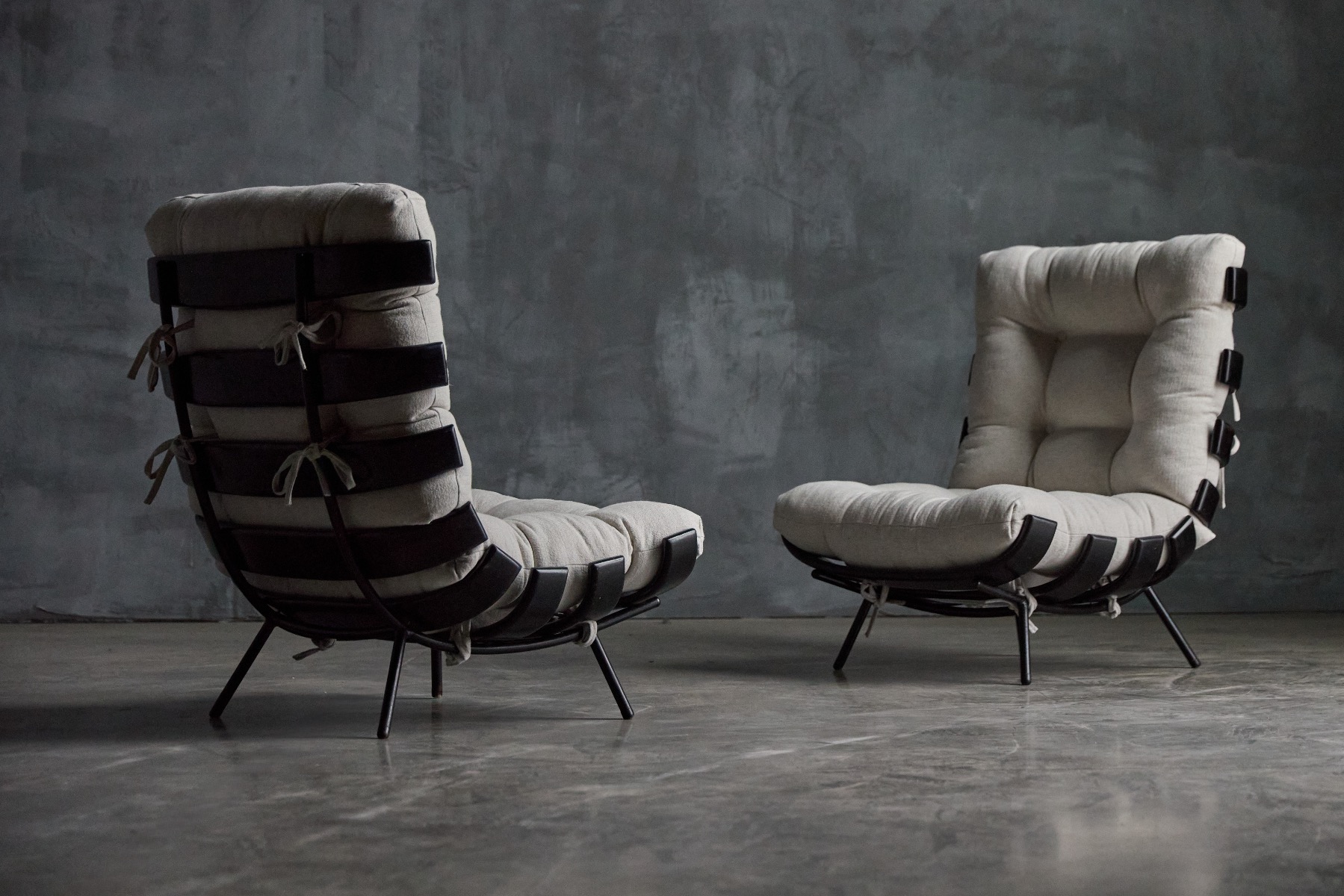 Authentic Costela armchairs by Martin Eisler