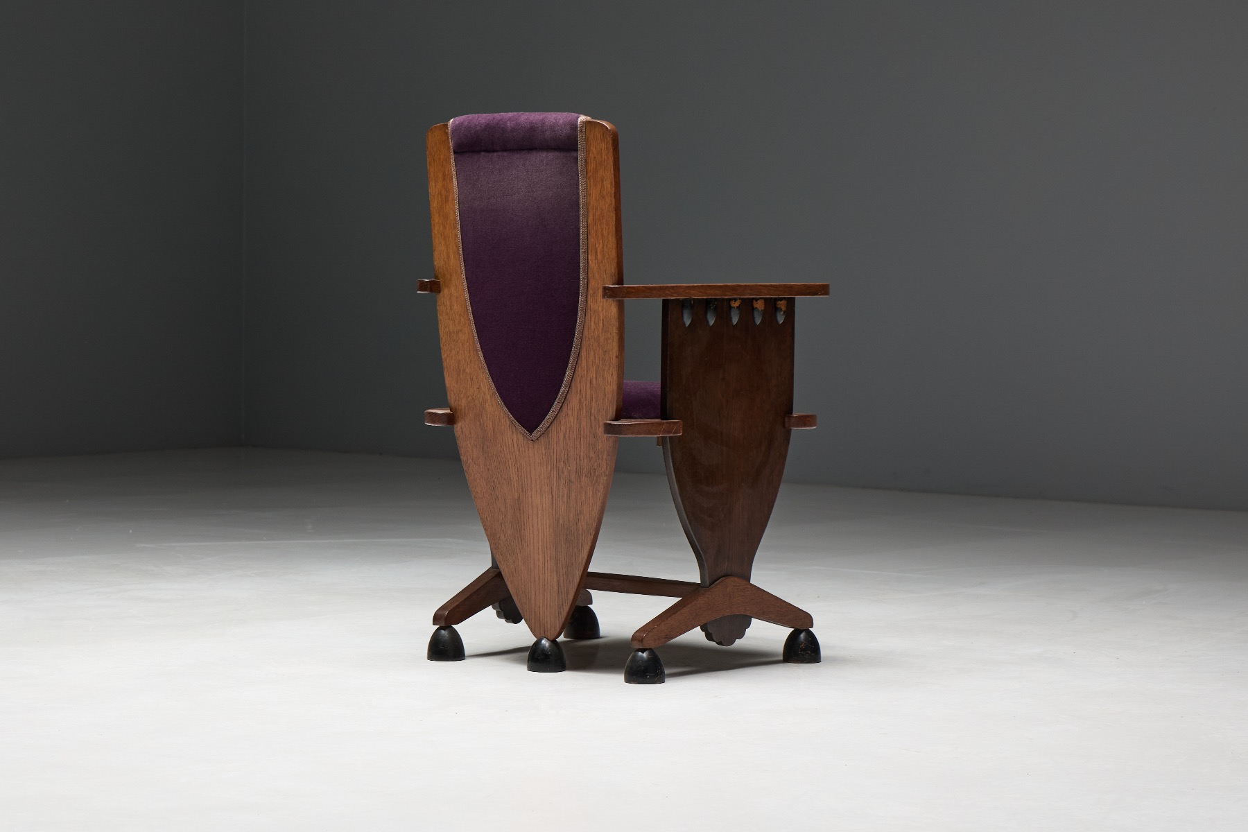 Refined 1930s Amsterdam School chair
