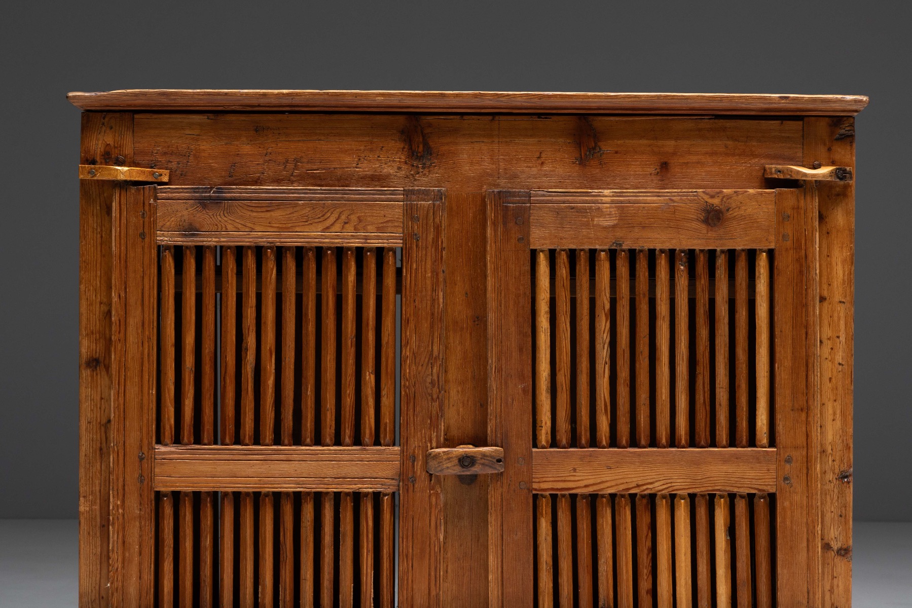 Rural alpine tommière cabinet used for food storage