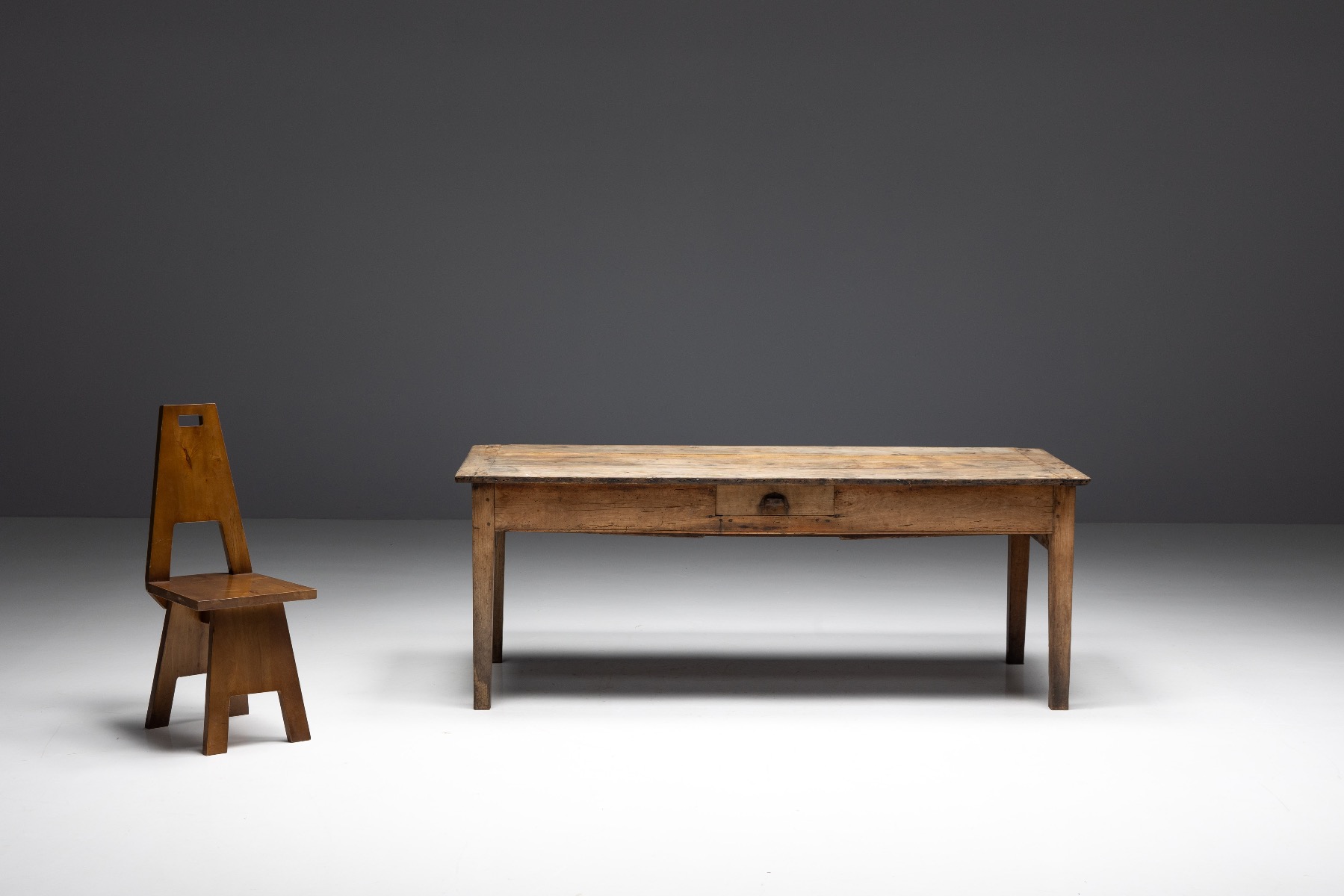 Rural farmhouse table 19th century