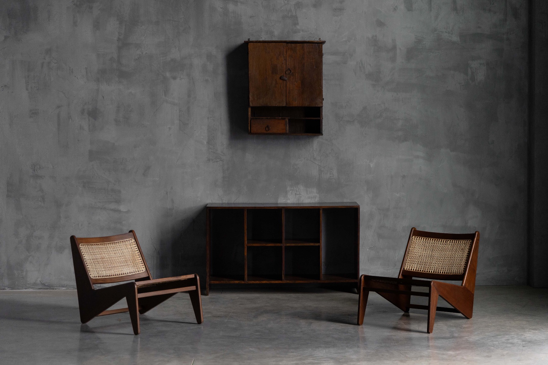 Heritage vernacular wall cabinet with traditional construction
