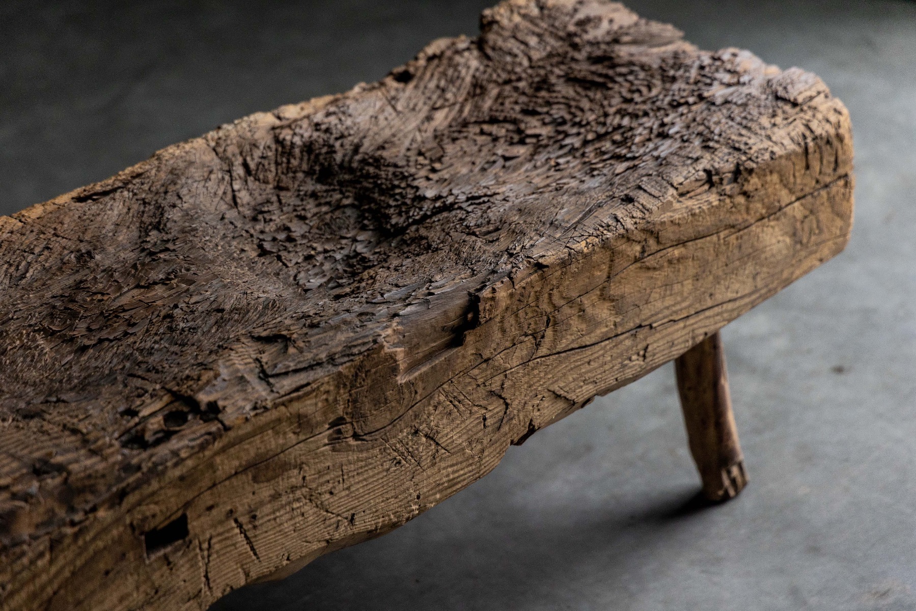 Historic 1899 folk art bench