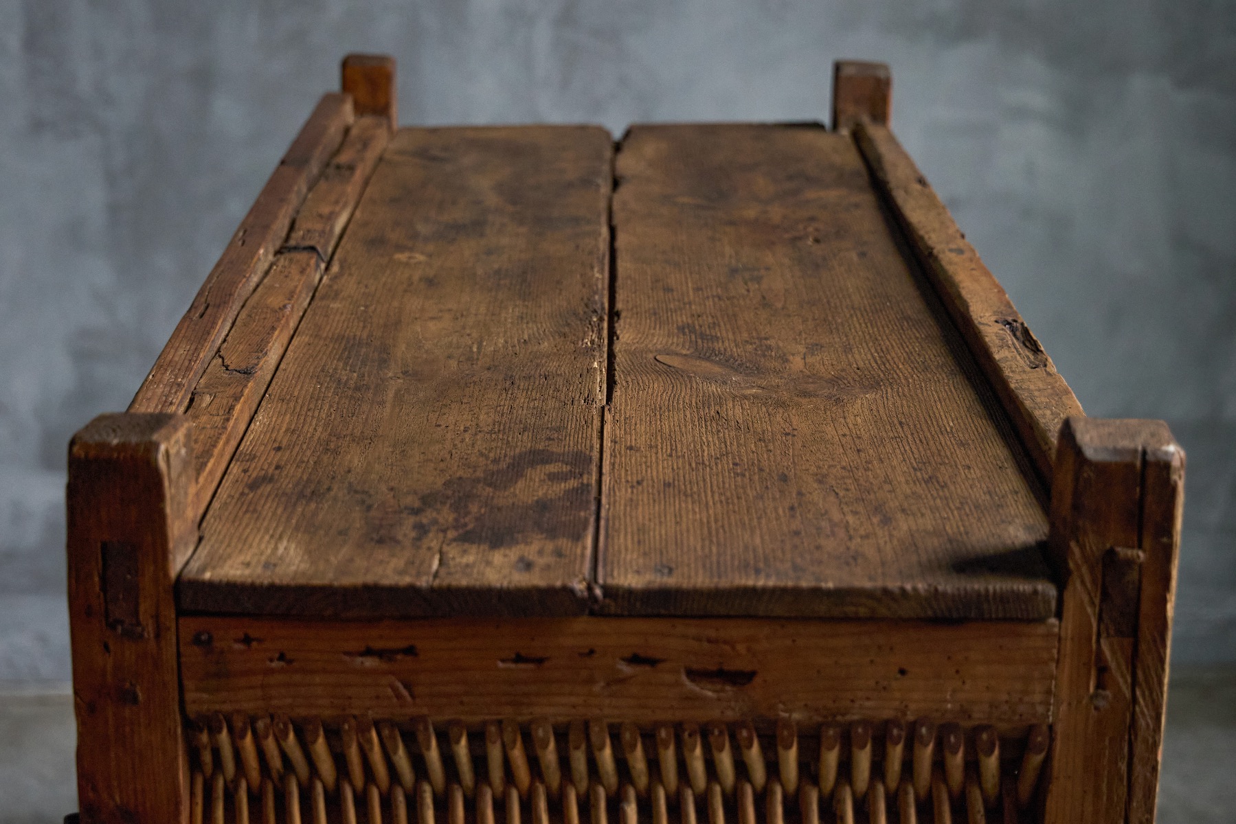 Rustic vernacular pantry storage piece