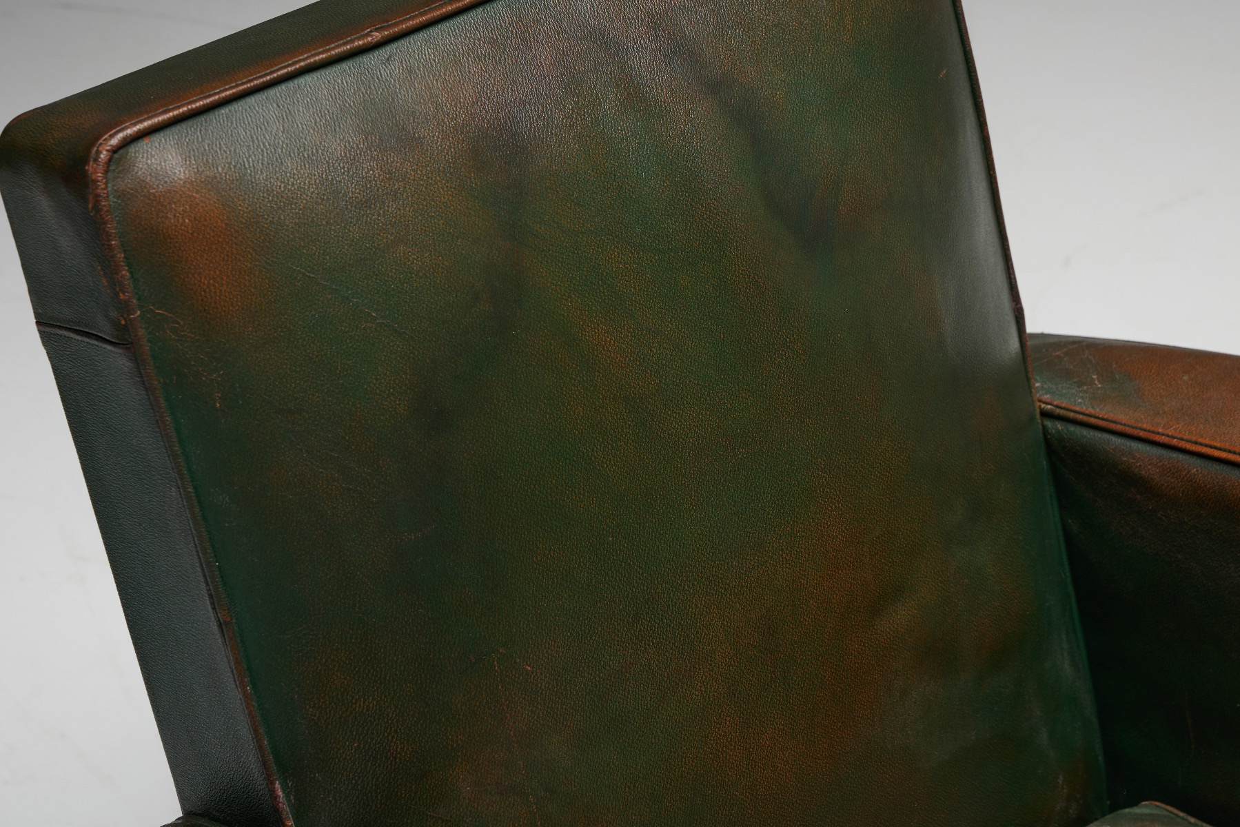 Sculptural 1930s club chairs