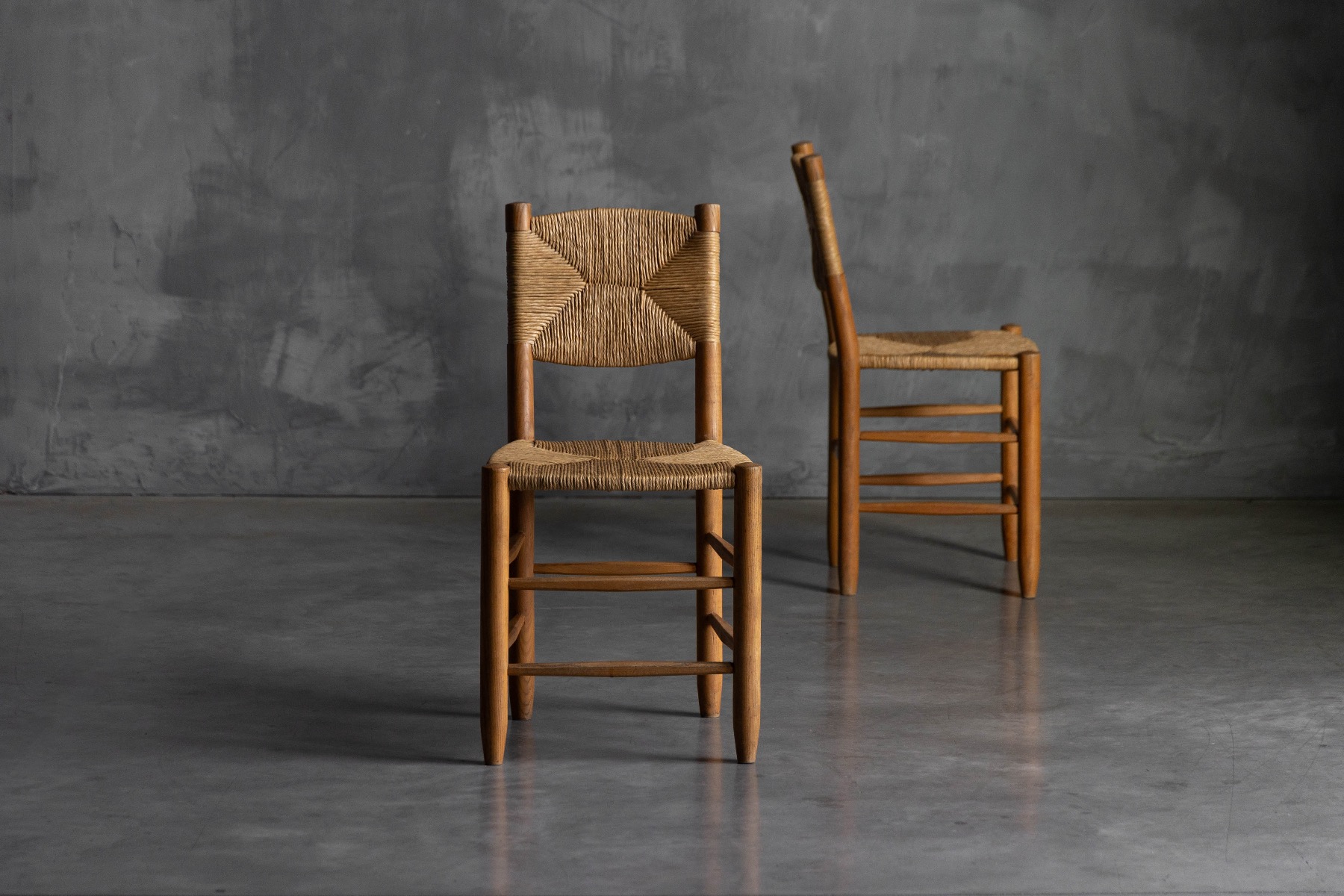 Sculptural Bauche chair with restrained modernist form