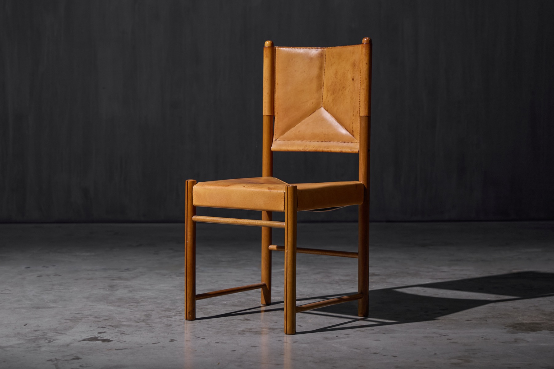 Collectible mid century modern leather chairs