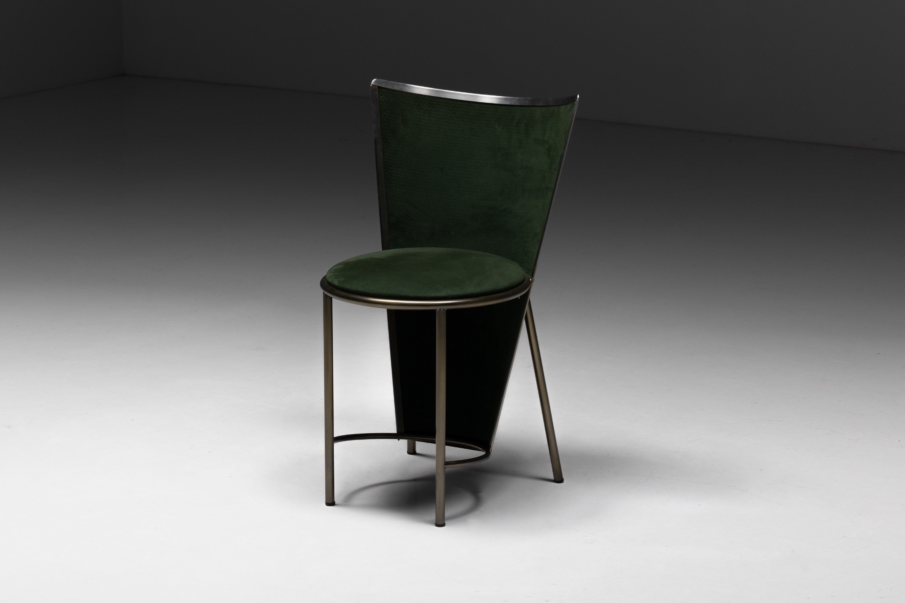 Sleek dining chairs by Frans van Praet in modern style