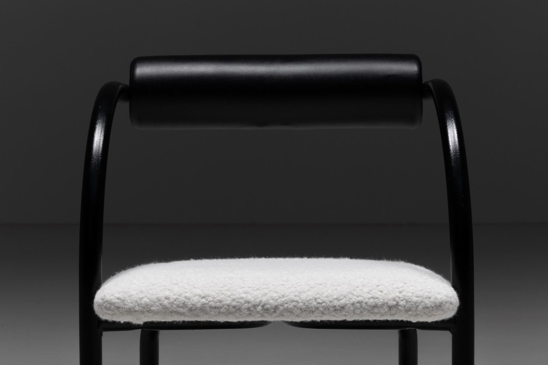Sleek postmodern Italian armchairs design