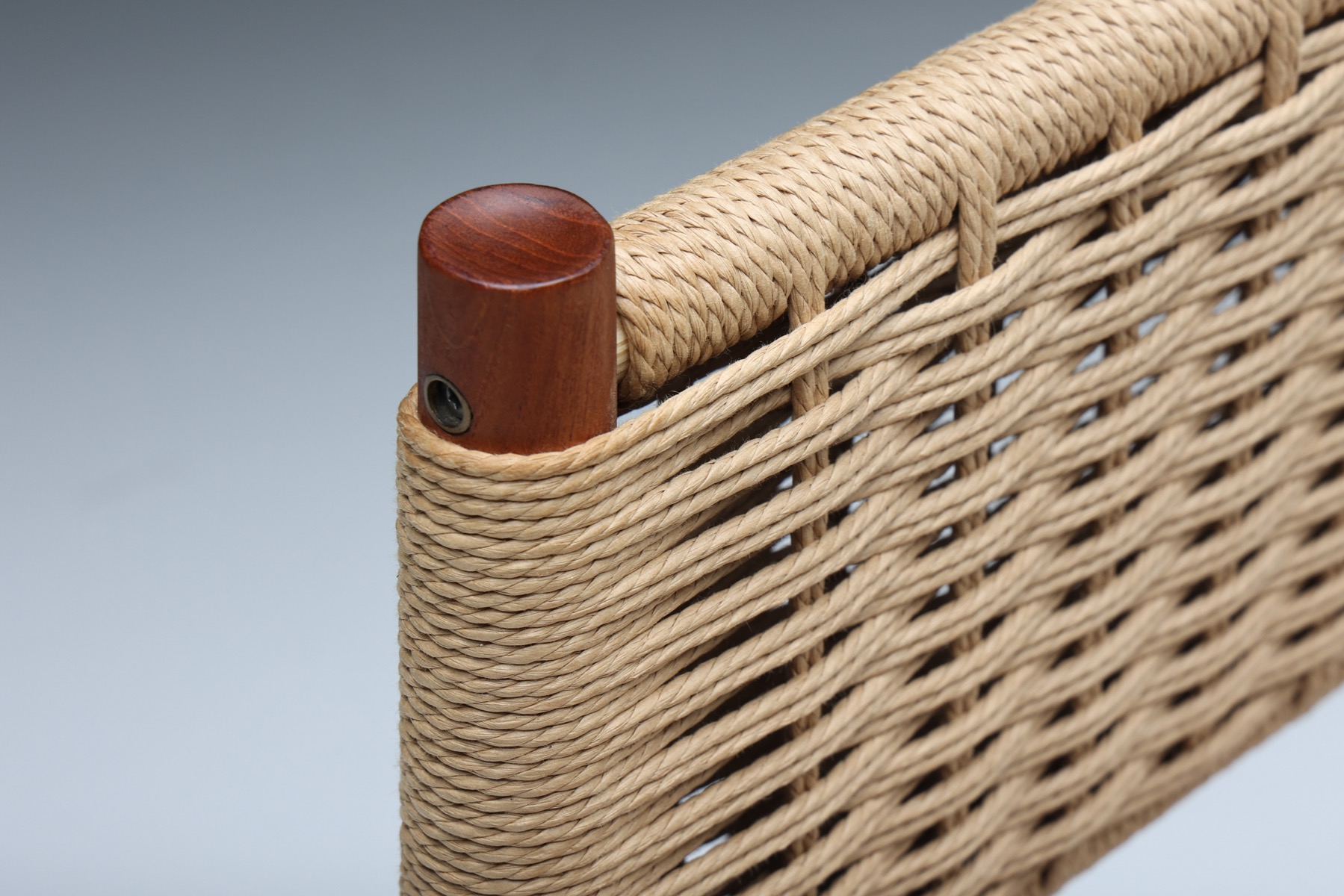 Timeless Scandinavian armchair with cord design