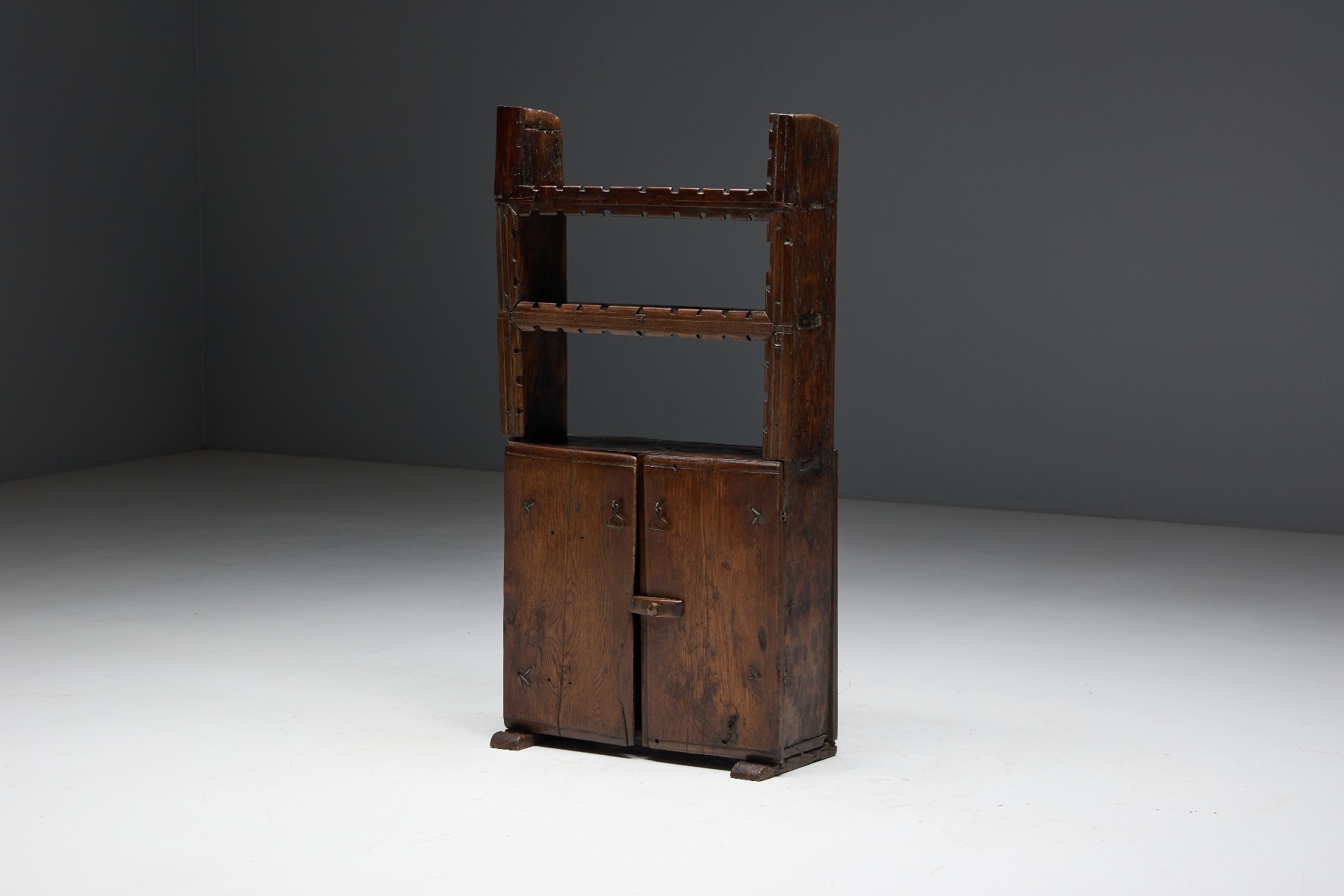 Traditional art populaire cabinet from the 19th century
