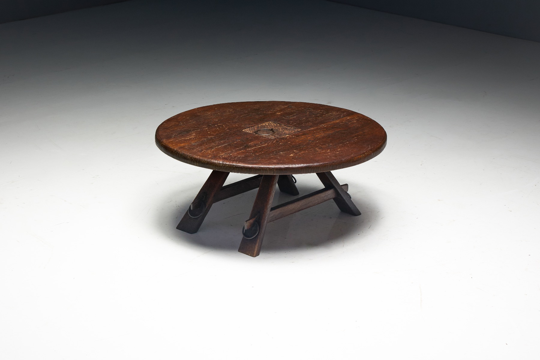 Classic rustic living room coffee table