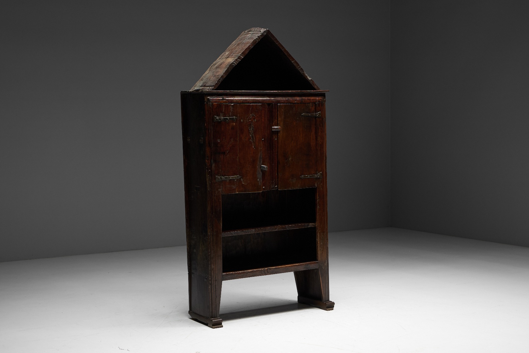 Collectible Art Populaire cupboard from the 19th century