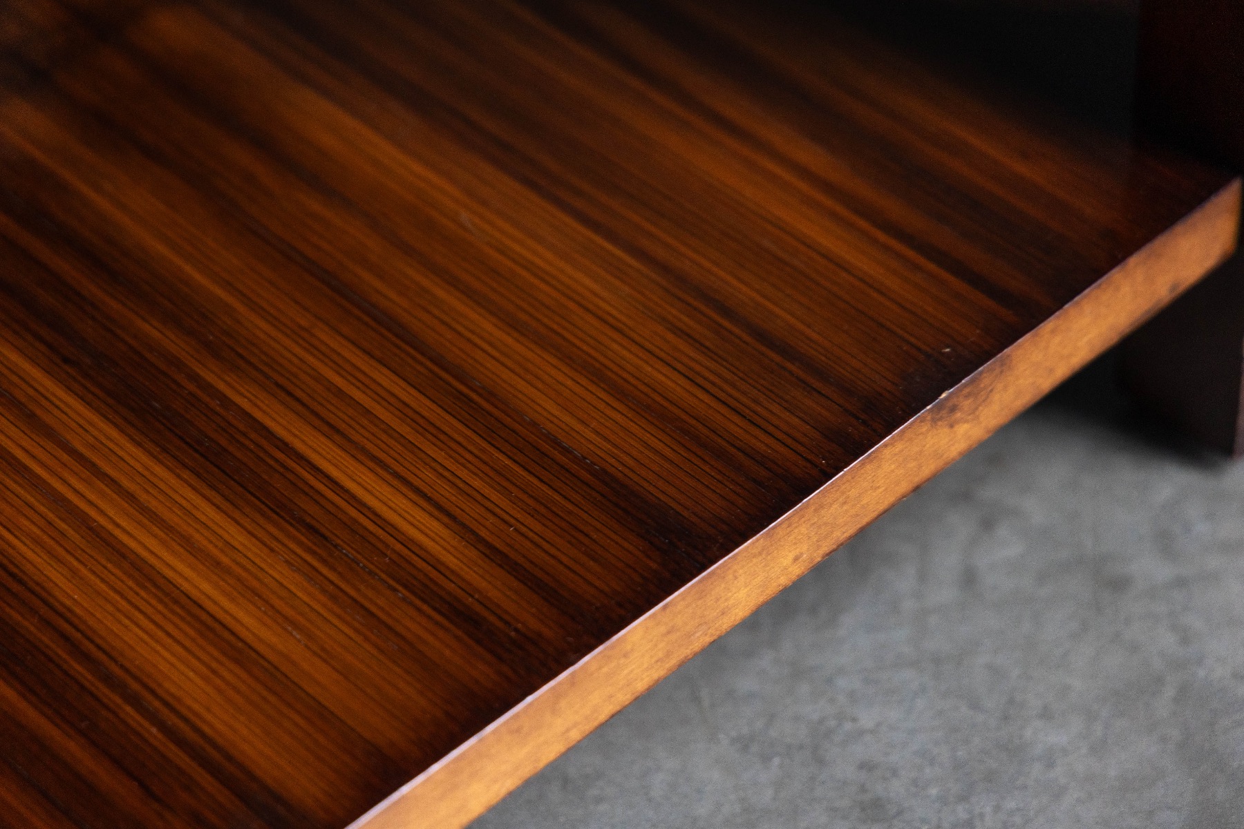 Refined bamboo end table by Axel Vervoordt