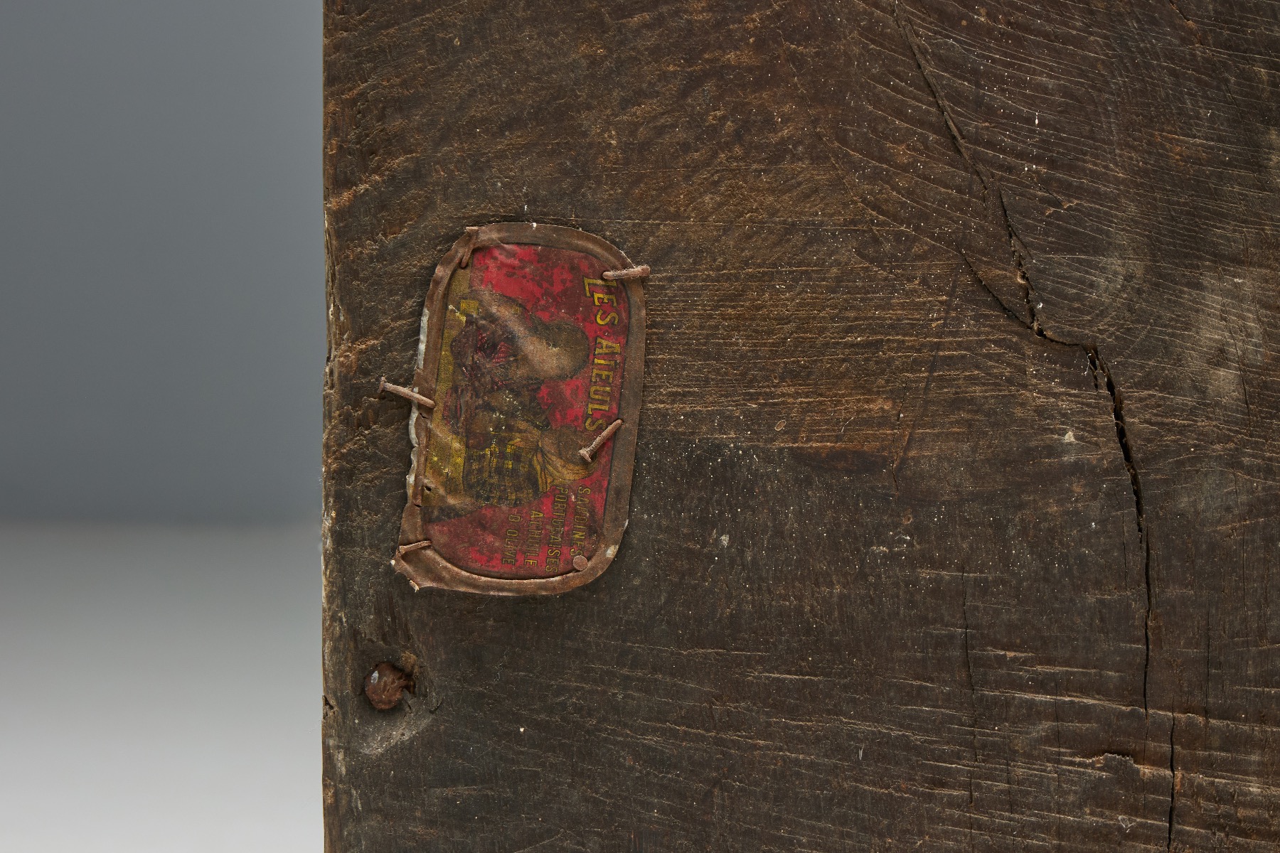 Rustic vernacular folk art cupboard