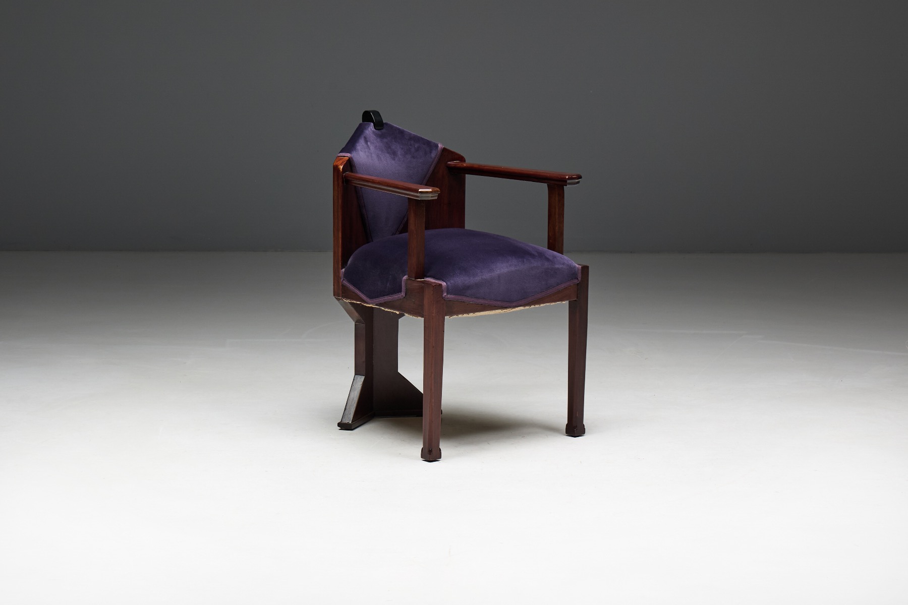 Collectible Amsterdam School chair 1930s