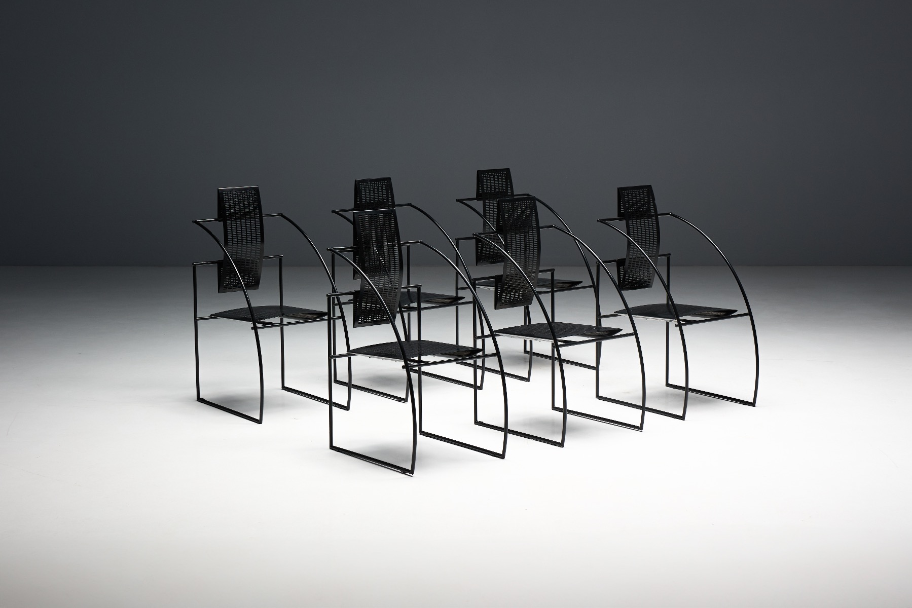 Collectible Quinta chairs produced by Alias