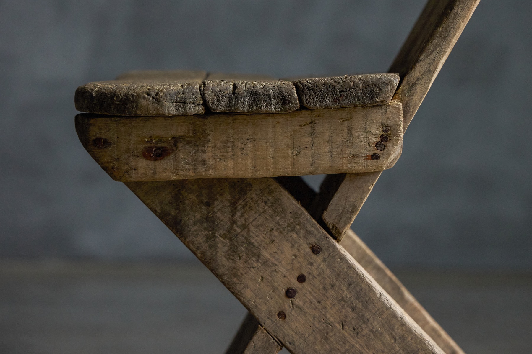 Heritage wooden chairs with folk character