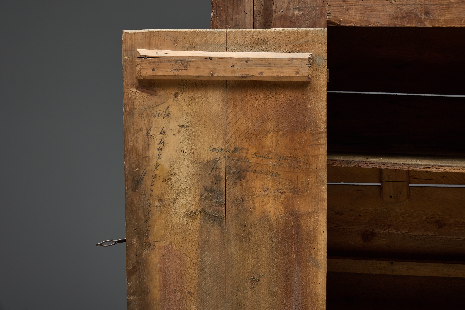 Handcrafted Alpine vernacular cabinet