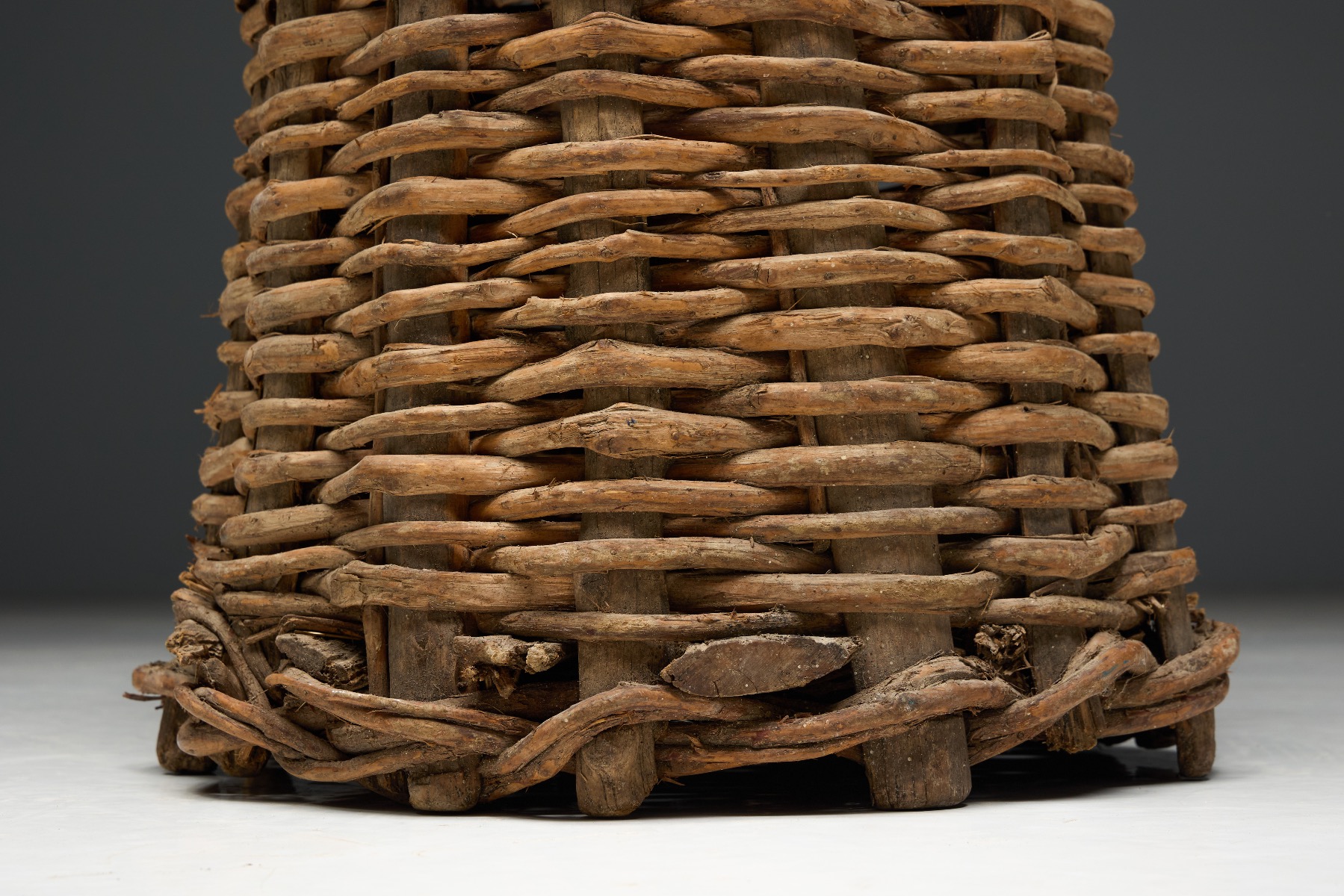 Heritage rural basket showing traditional craftsmanship
