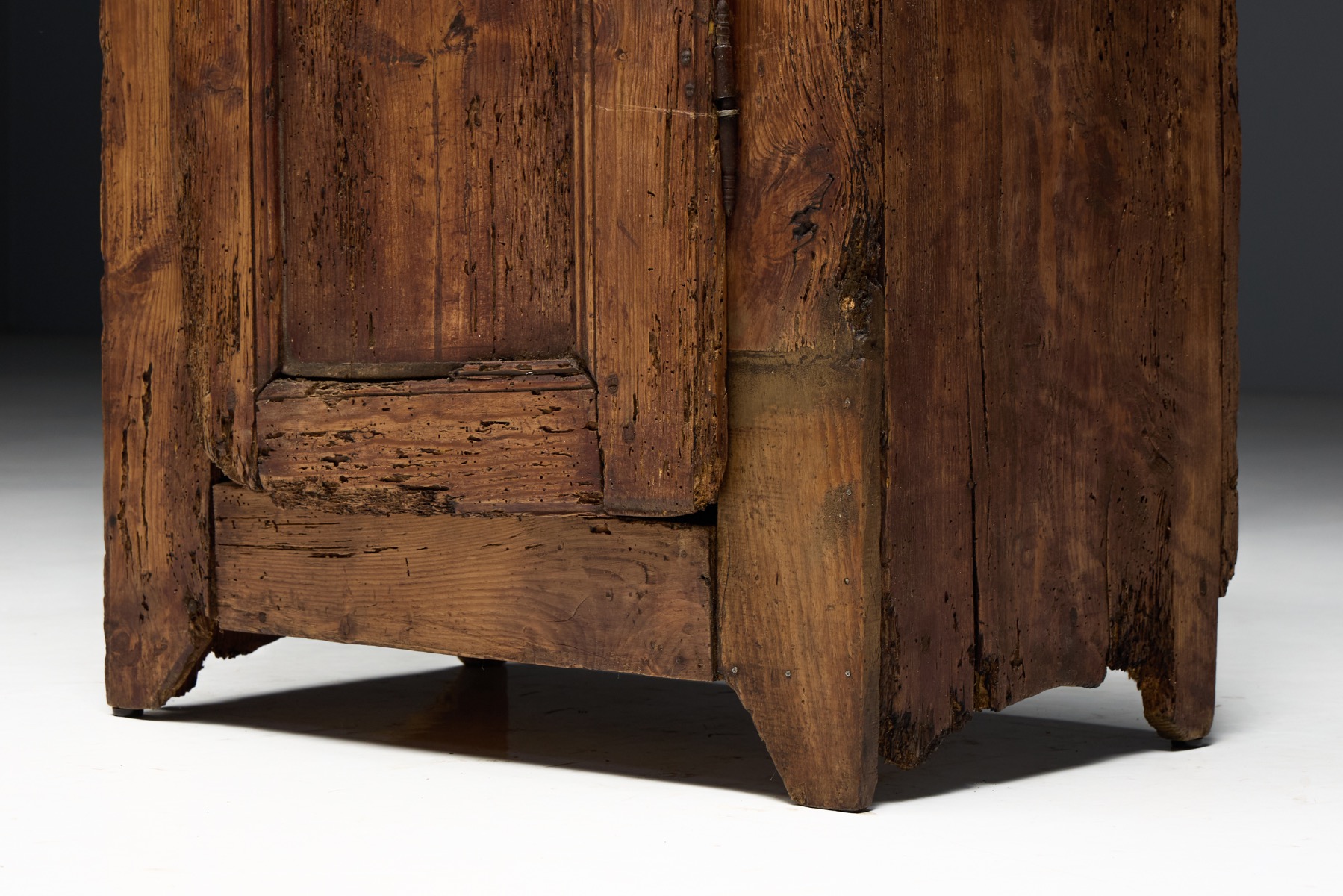 Antique rural Alpine cupboard with honest construction
