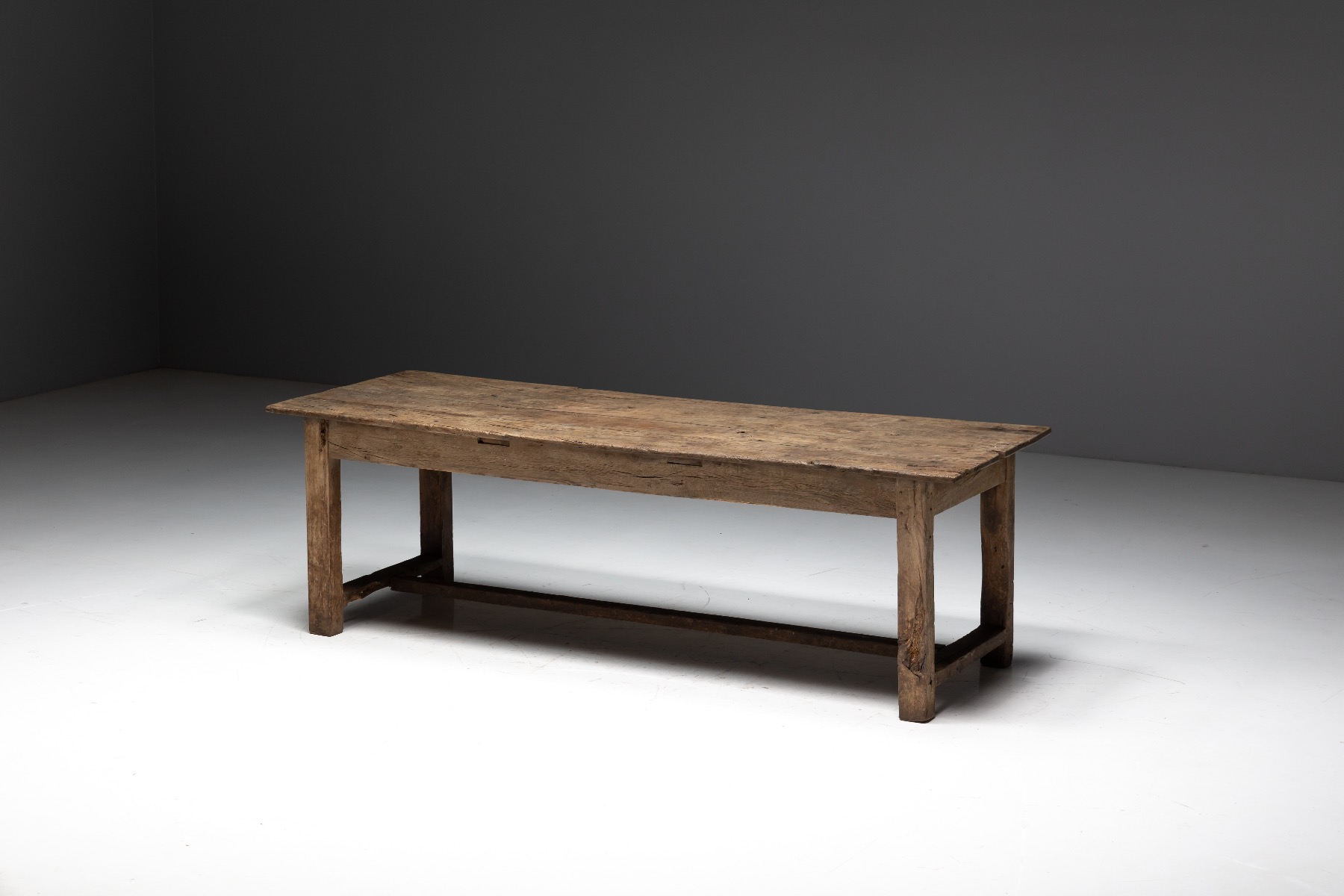 Historic farmhouse dining table from the 1800s
