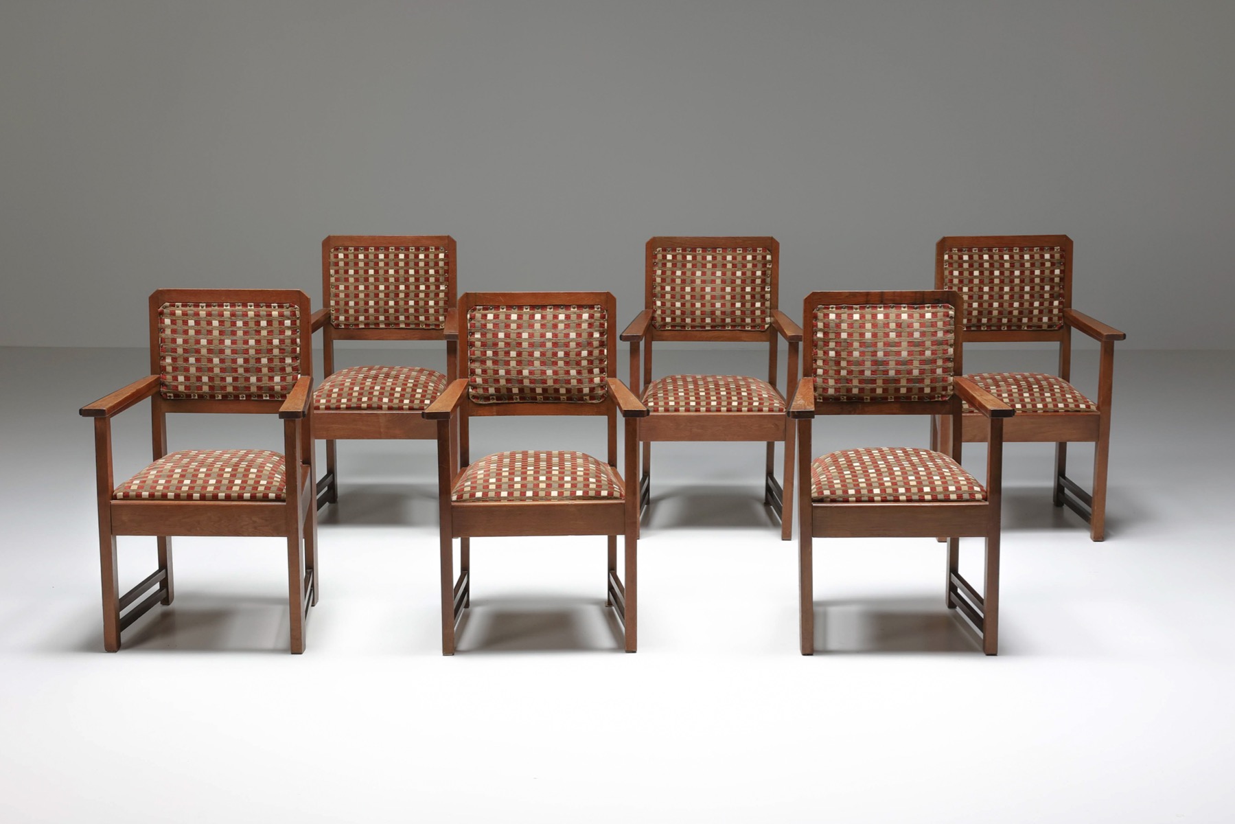 Iconic Amsterdam School armchairs from the 1940s