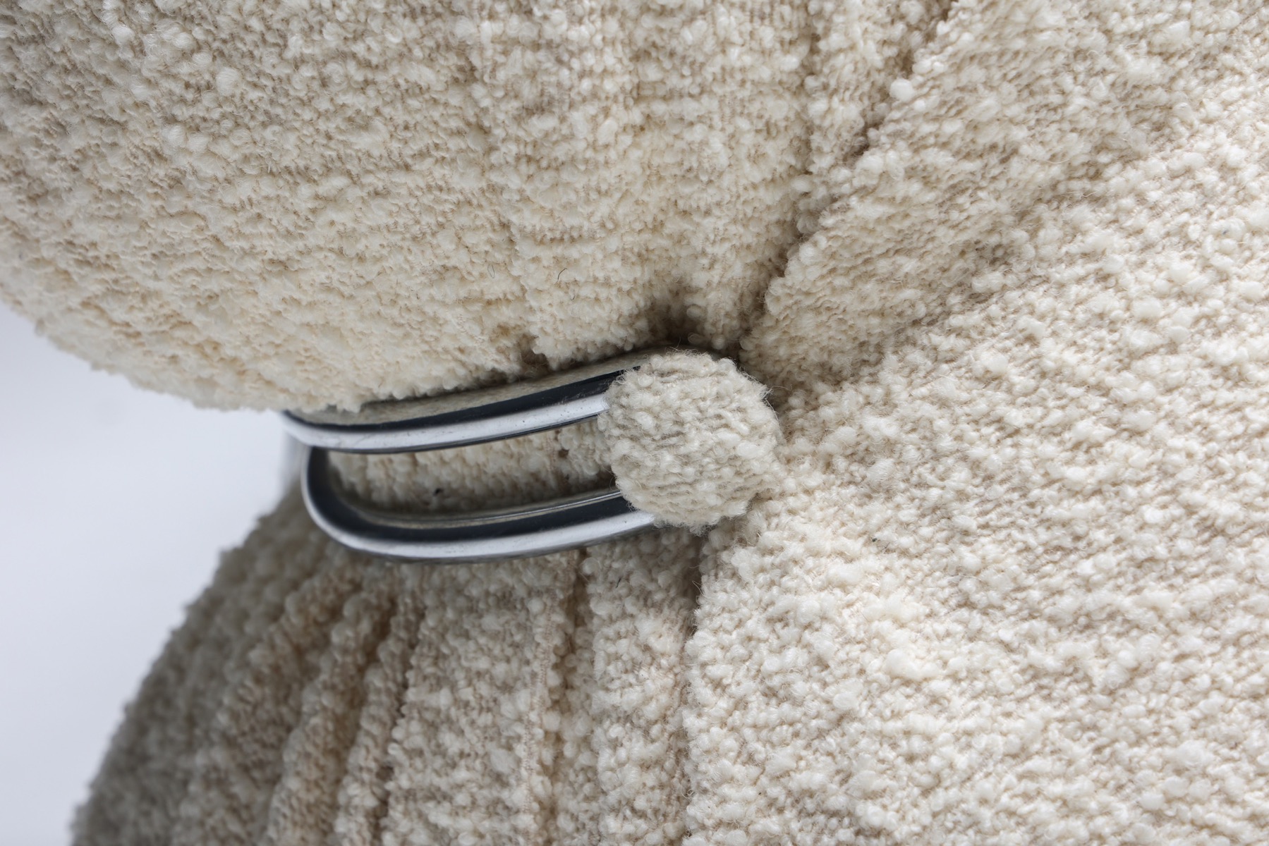 Iconic Soriana sofa in boucle wool from the 1970s
