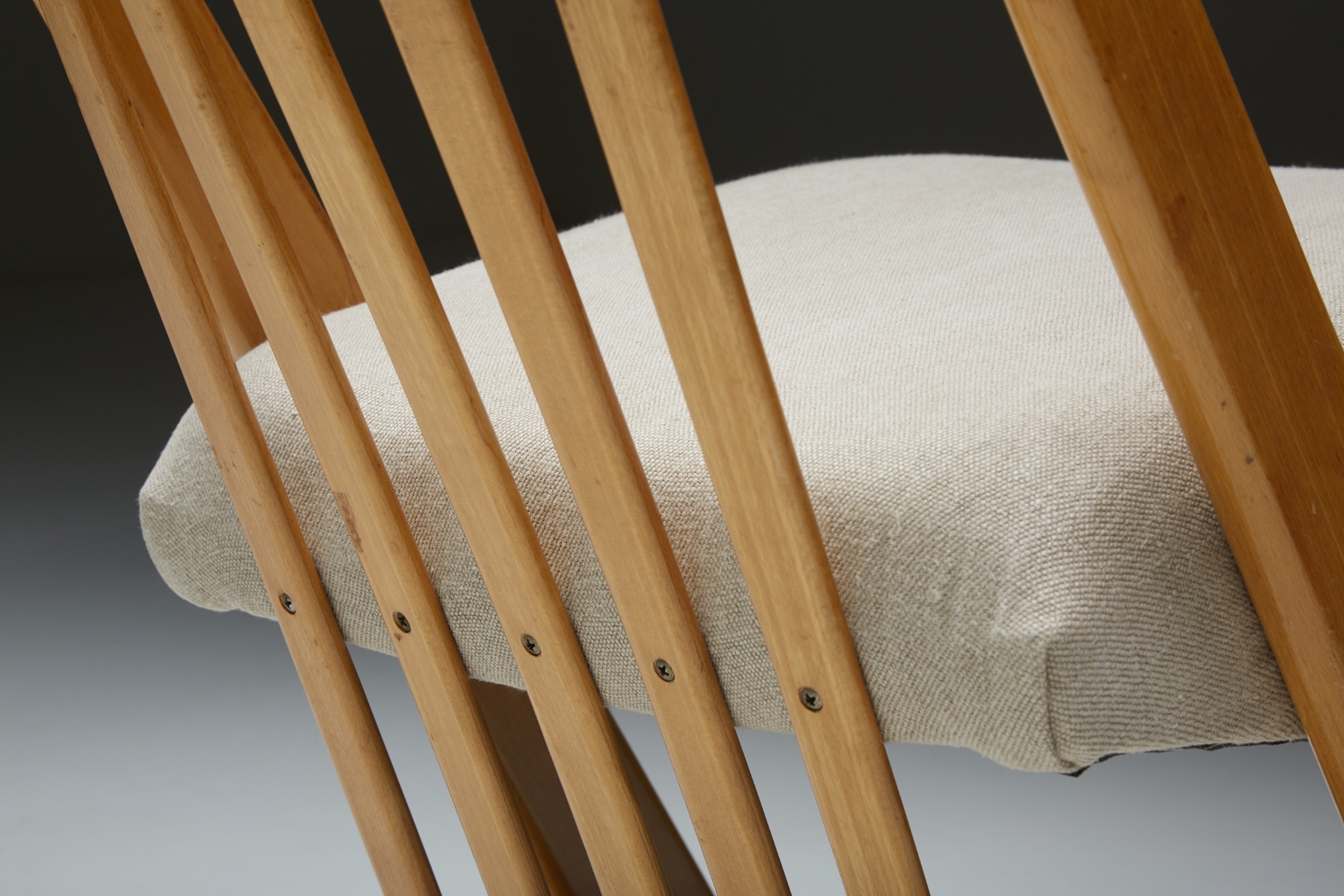 Sleek Italian dining chairs from the 1960s design