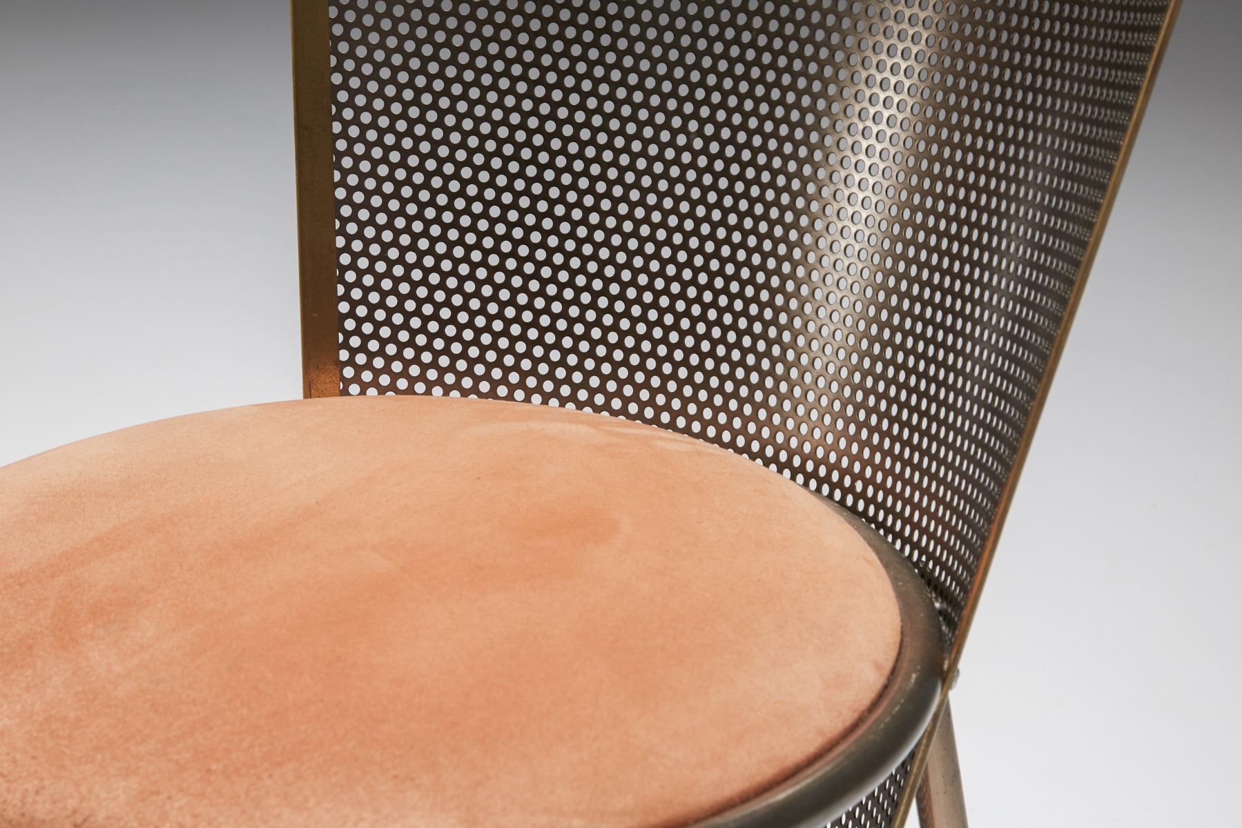 Statement brass chairs Expo 92 by Frans van Praet