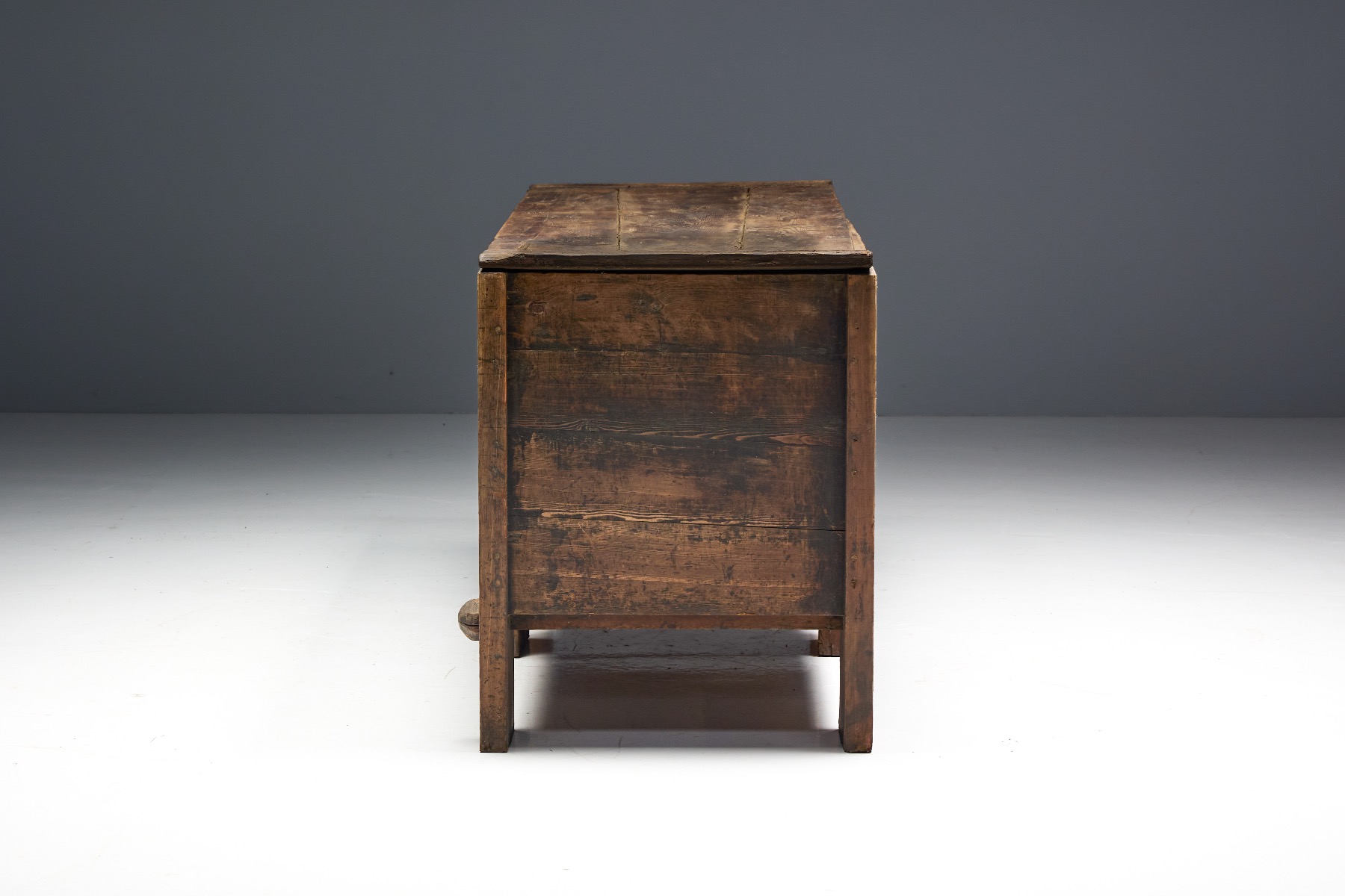 Collectible 19th century Alpine chest