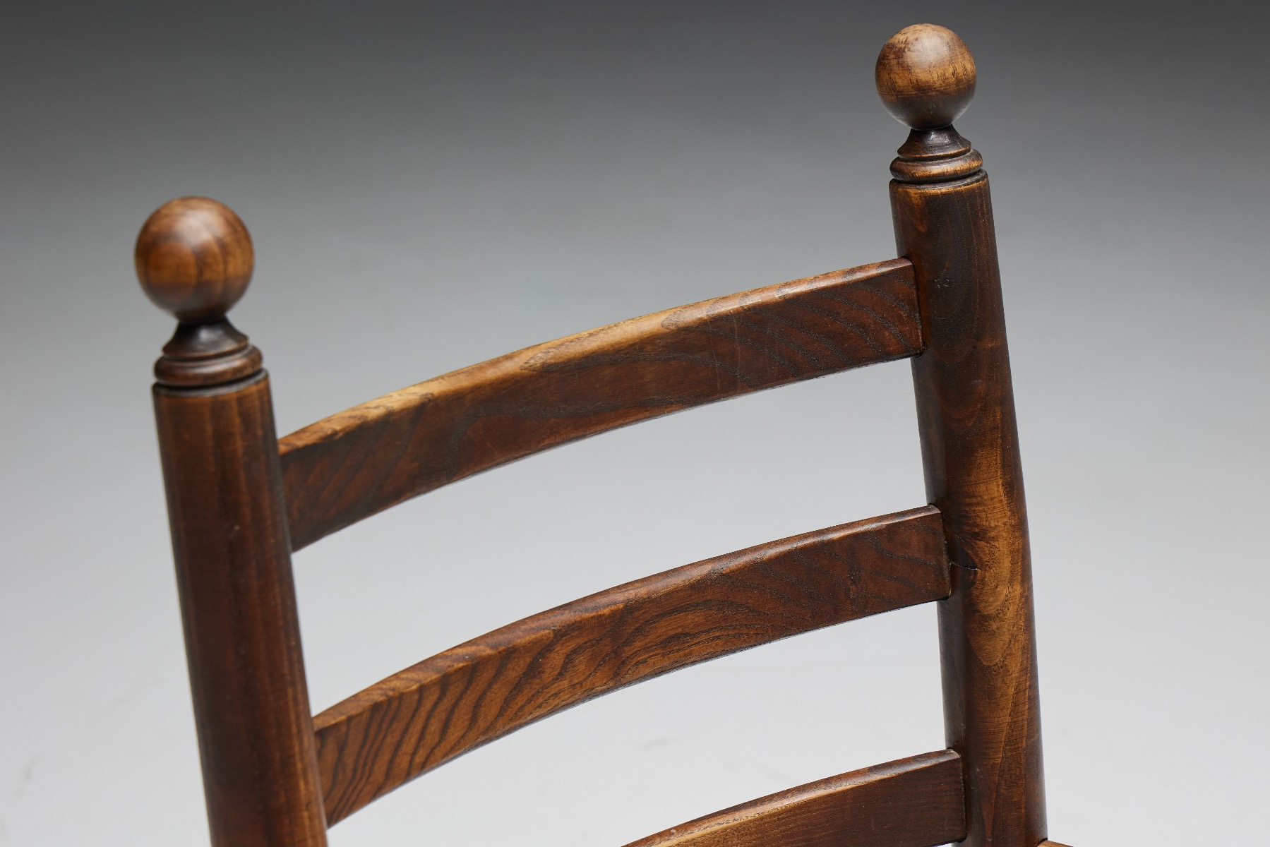 Rustic Armchairs in Wood and Straw - 1900s