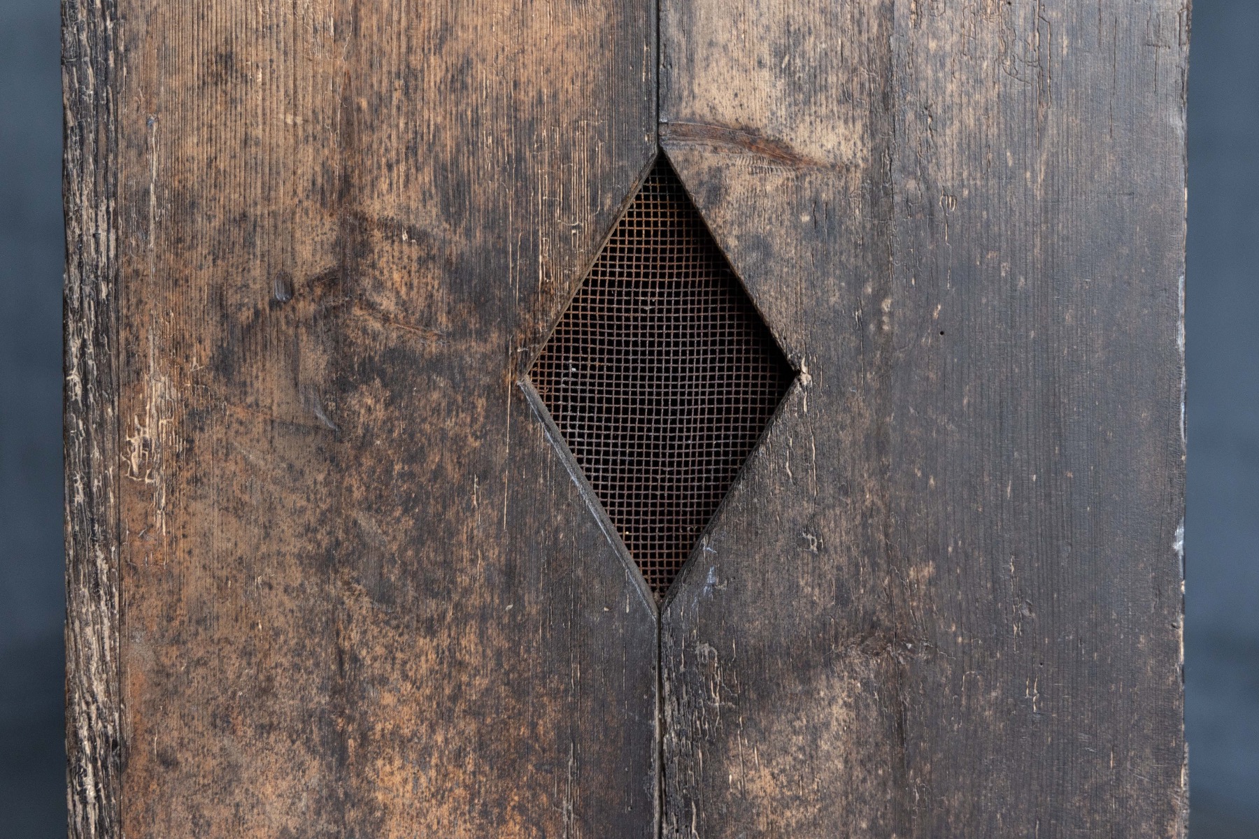 Traditional early 1800s country cupboard