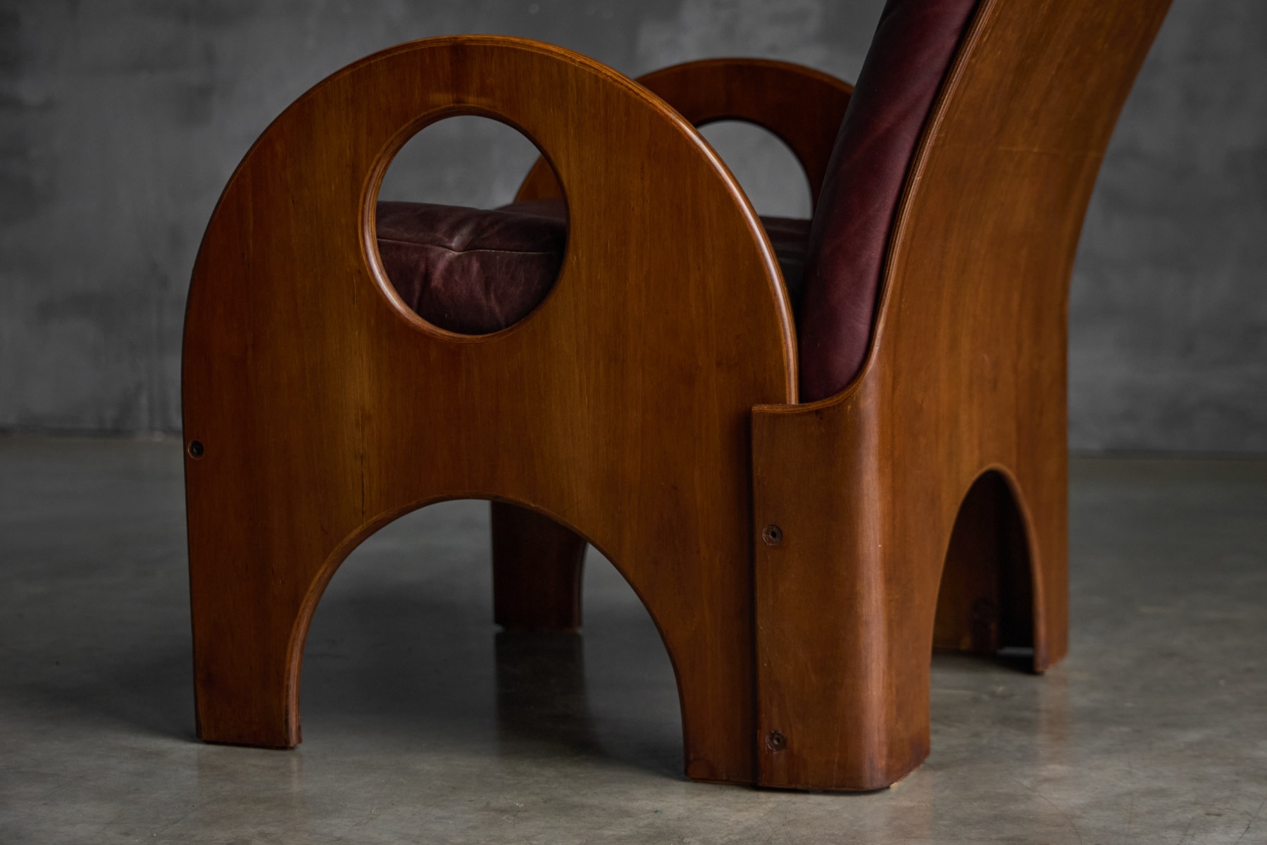 Italian easy chair designed by Gae Aulenti in 1968