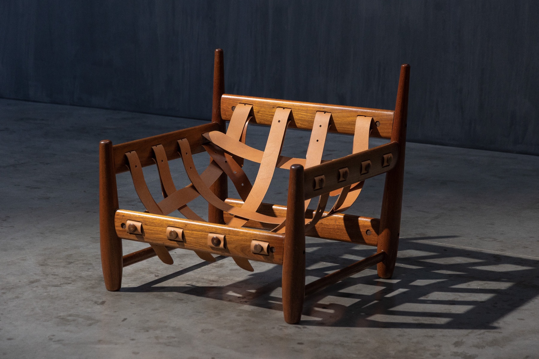 Museum level Mole lounge chair by Sergio Rodrigues