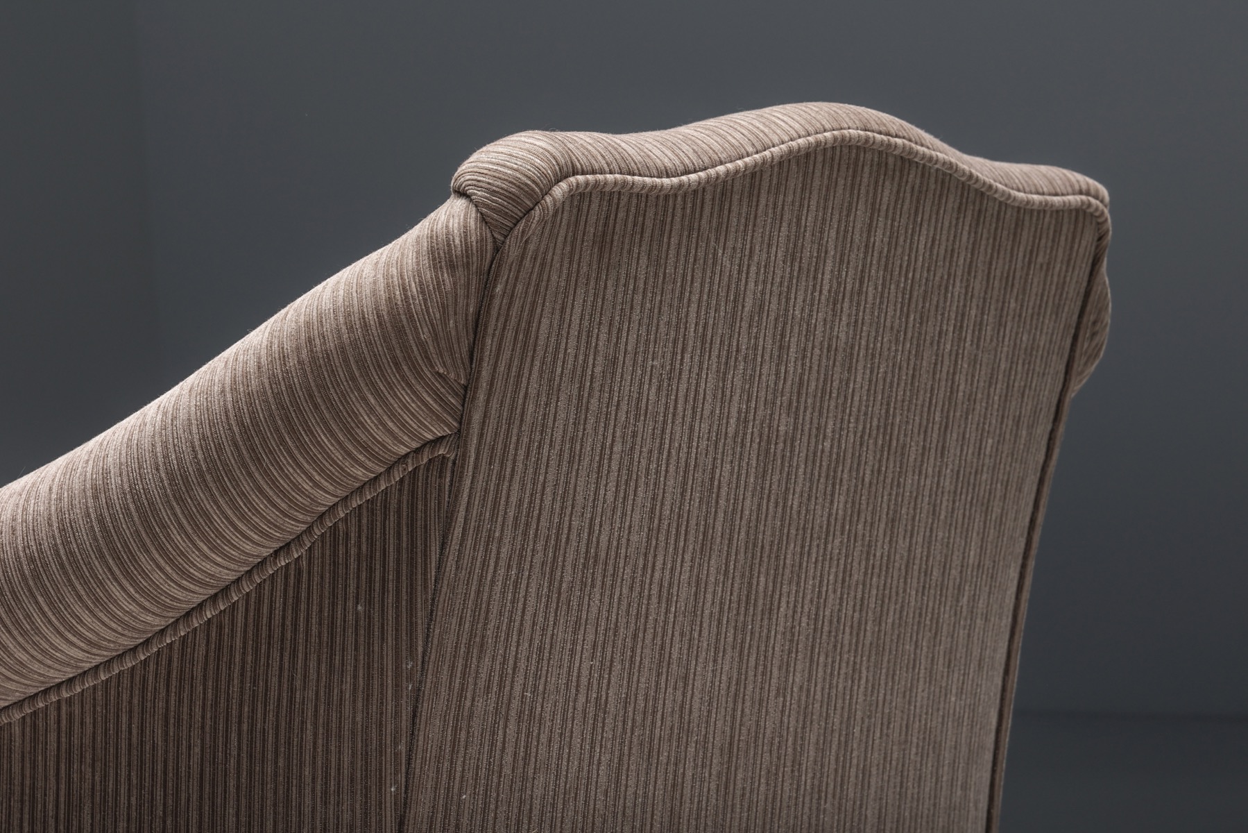 Authentic striped armchair circa 1950s