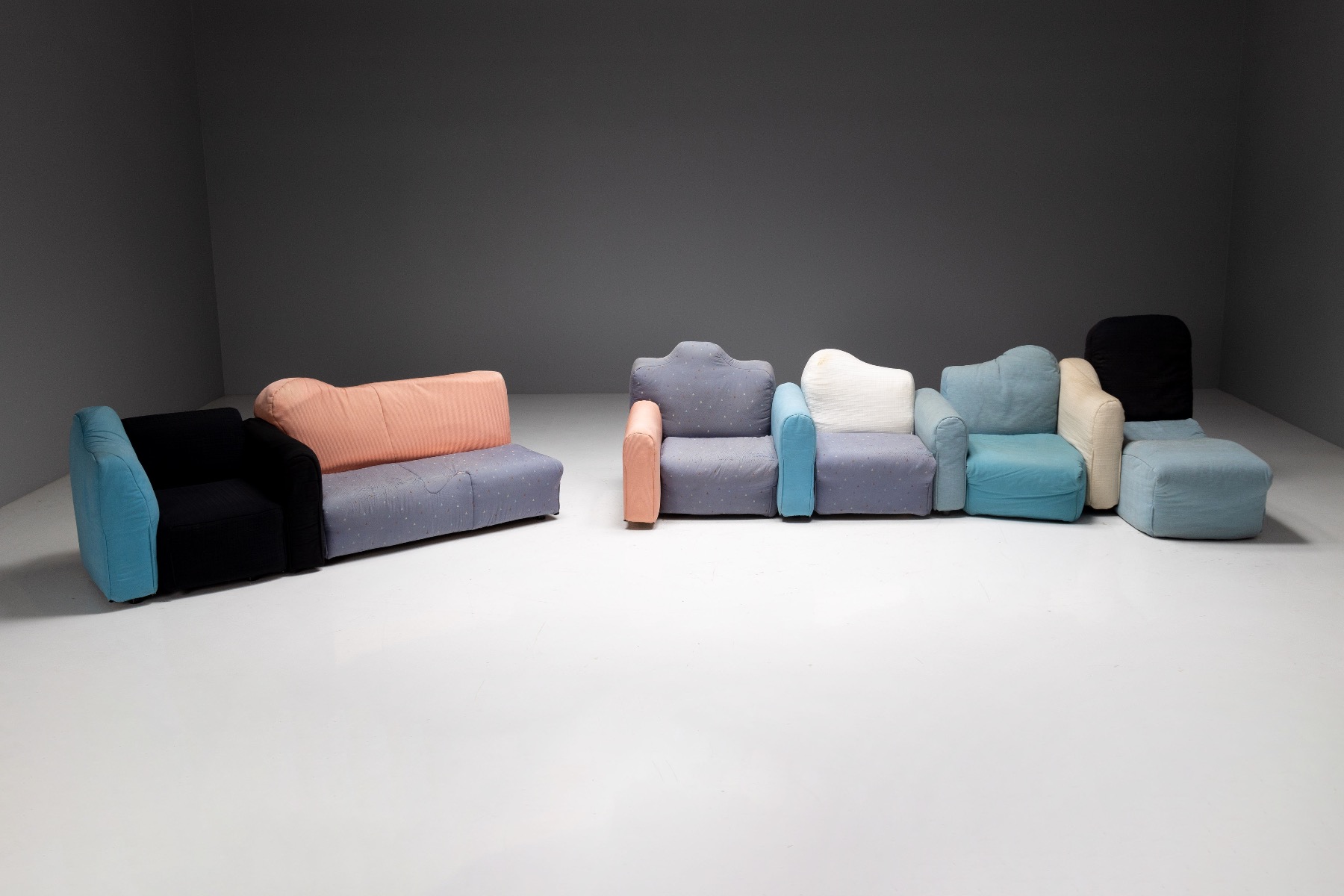 Cannaregio sectional sofa by Gaetano Pesce