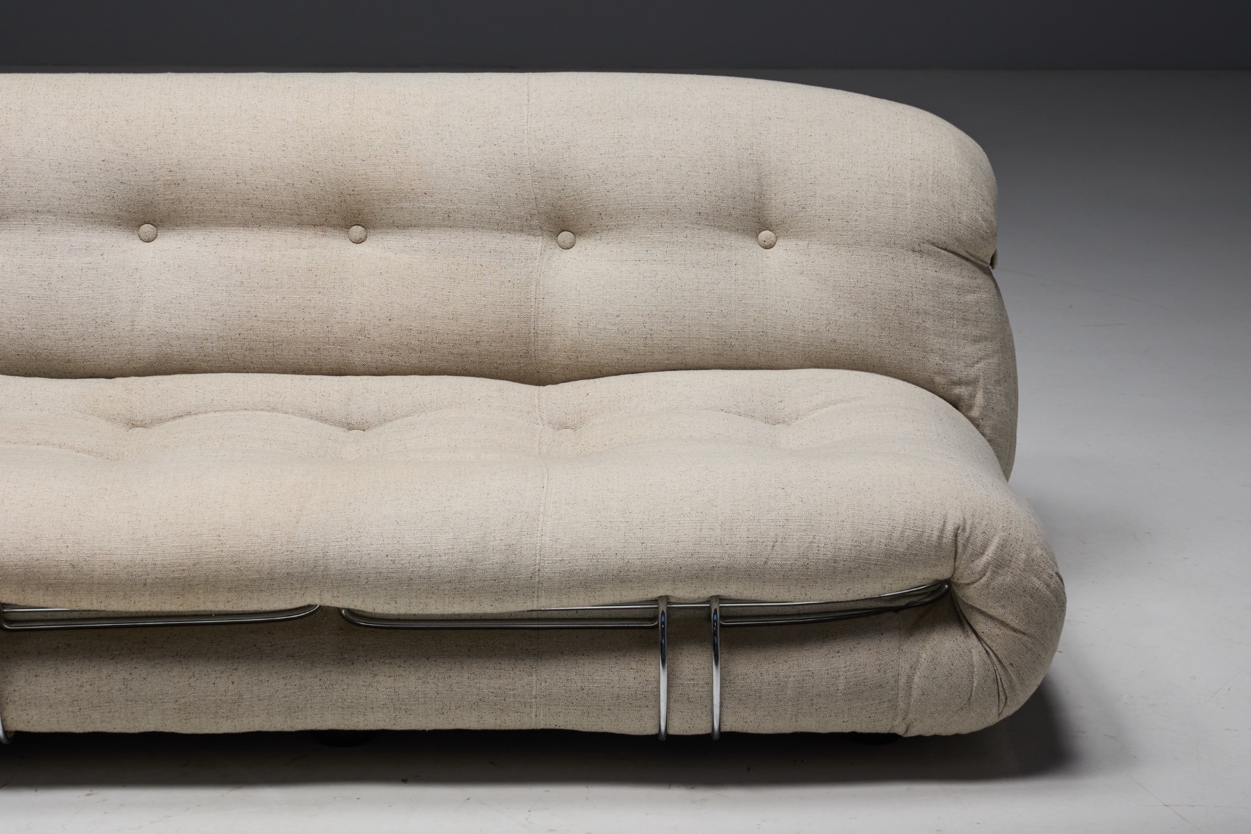 Cassina Soriana sofa with distinctive modernist character