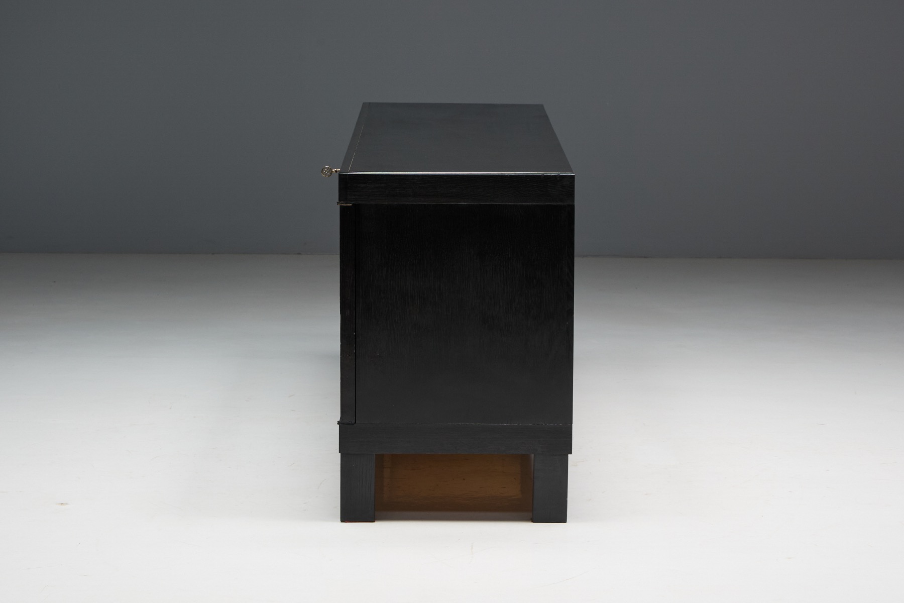 Collectible brutalist sideboard by De Coene