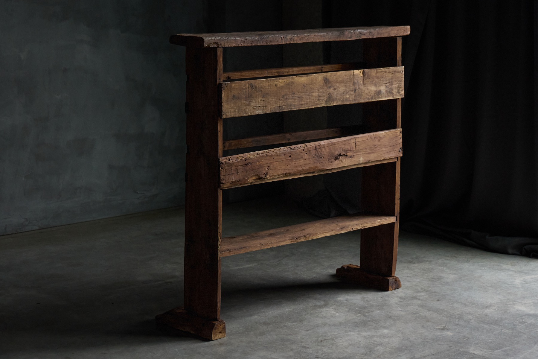 Collectible primitive wooden bookcase 1800s
