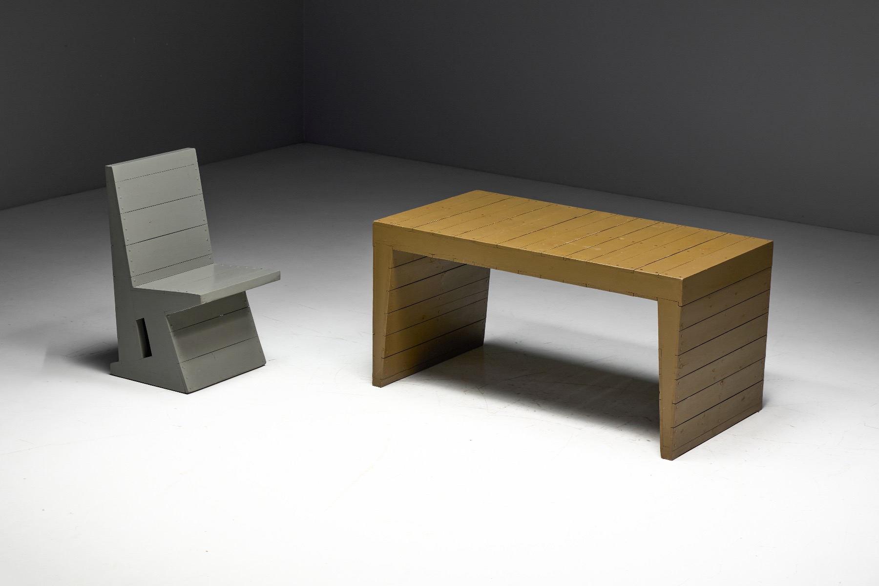 Collectible writing table designed by Nico van der Laan