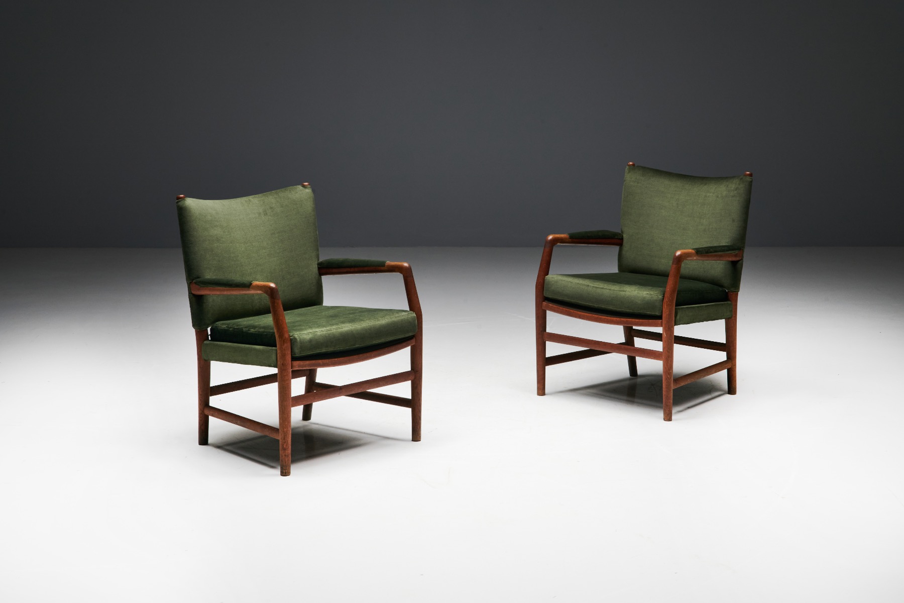 Early Hans J Wegner conference chairs in Danish modernism