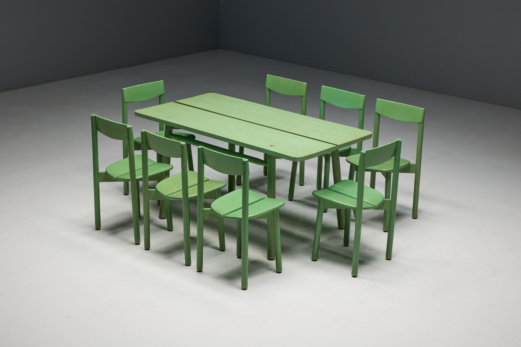 French design Green Coffee Bean table from the 1960s