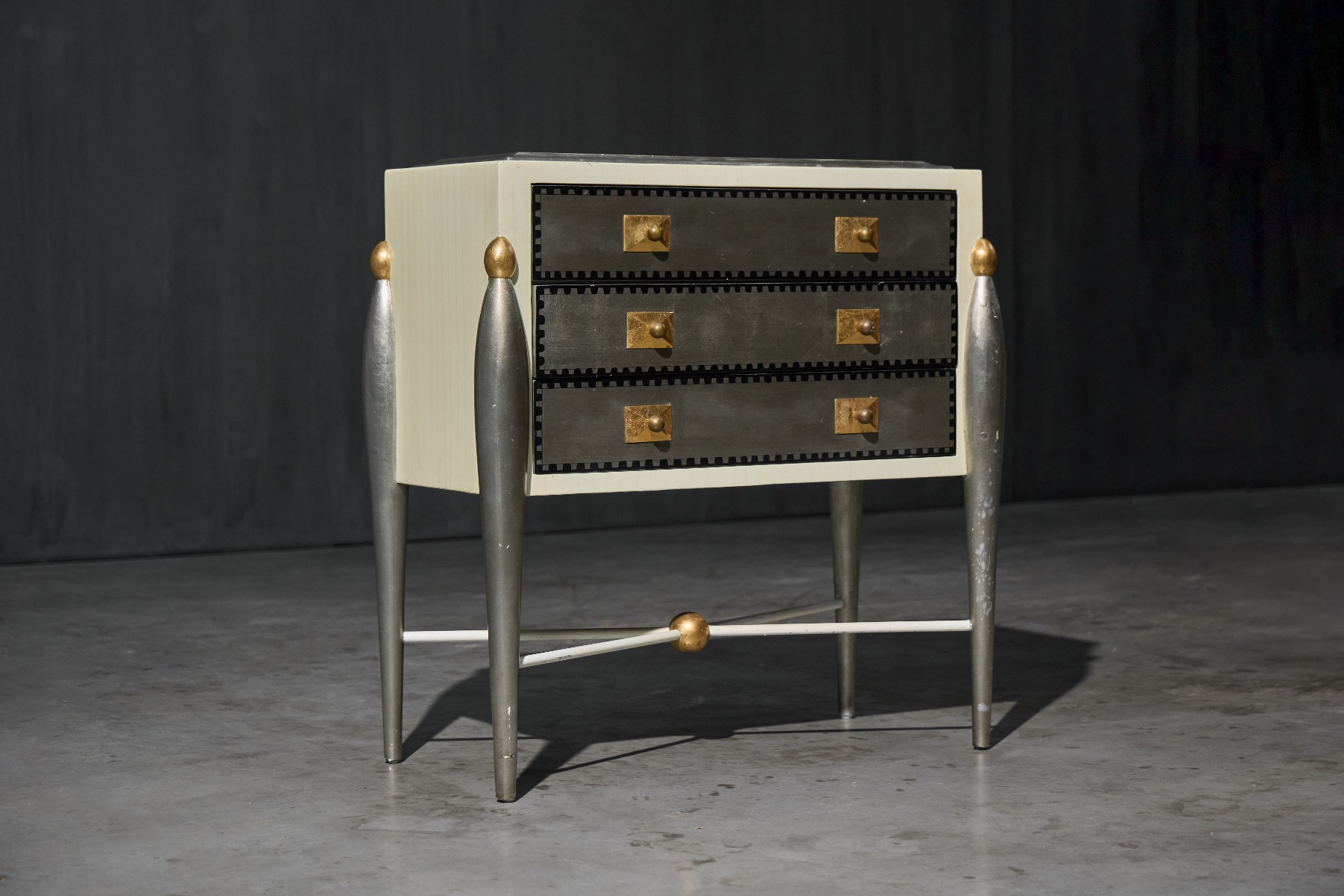 Gallery level 1970s glam cabinet design