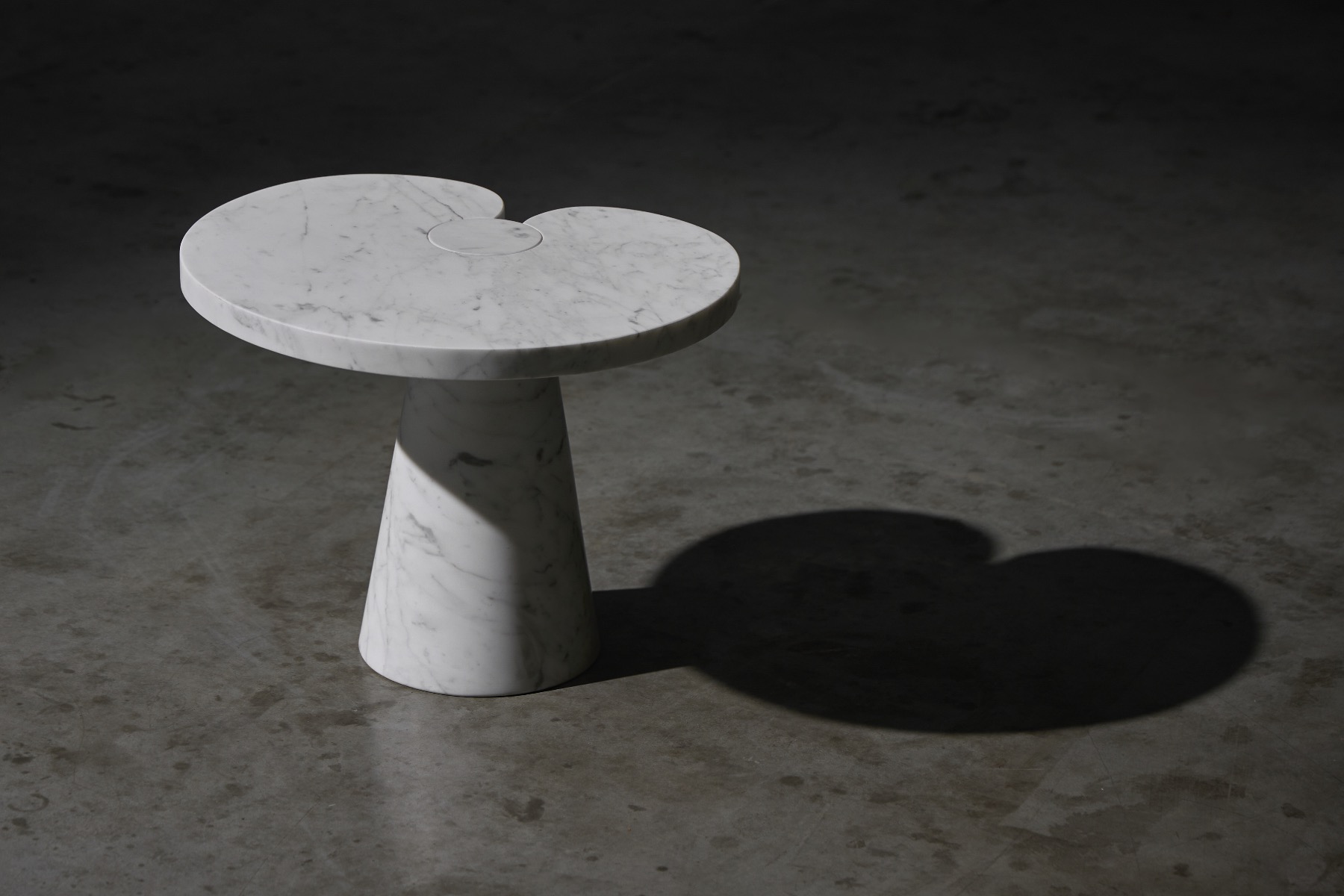 Gallery level Mangiarotti marble side table