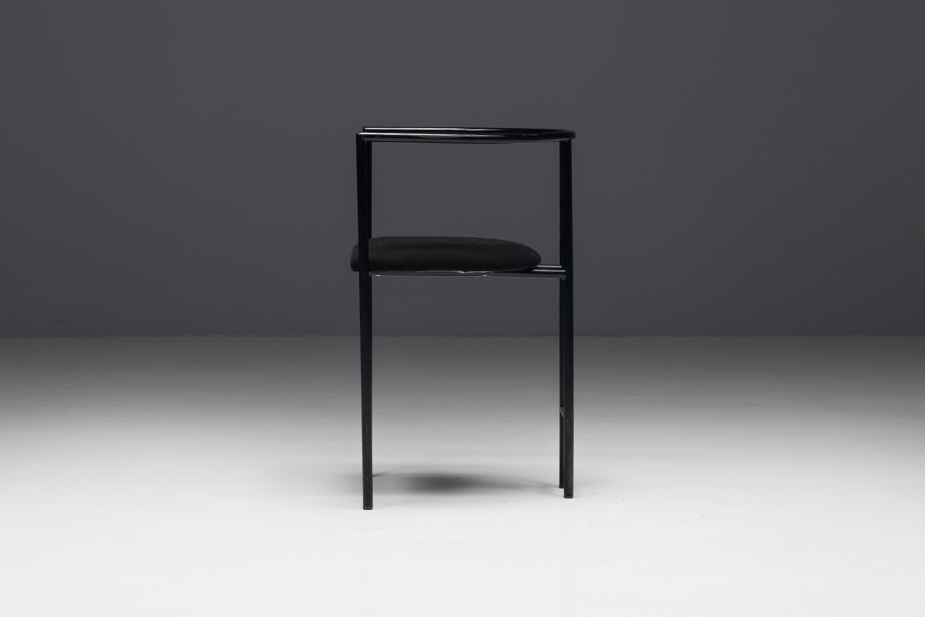 Geometric postmodern Tokyo armchairs