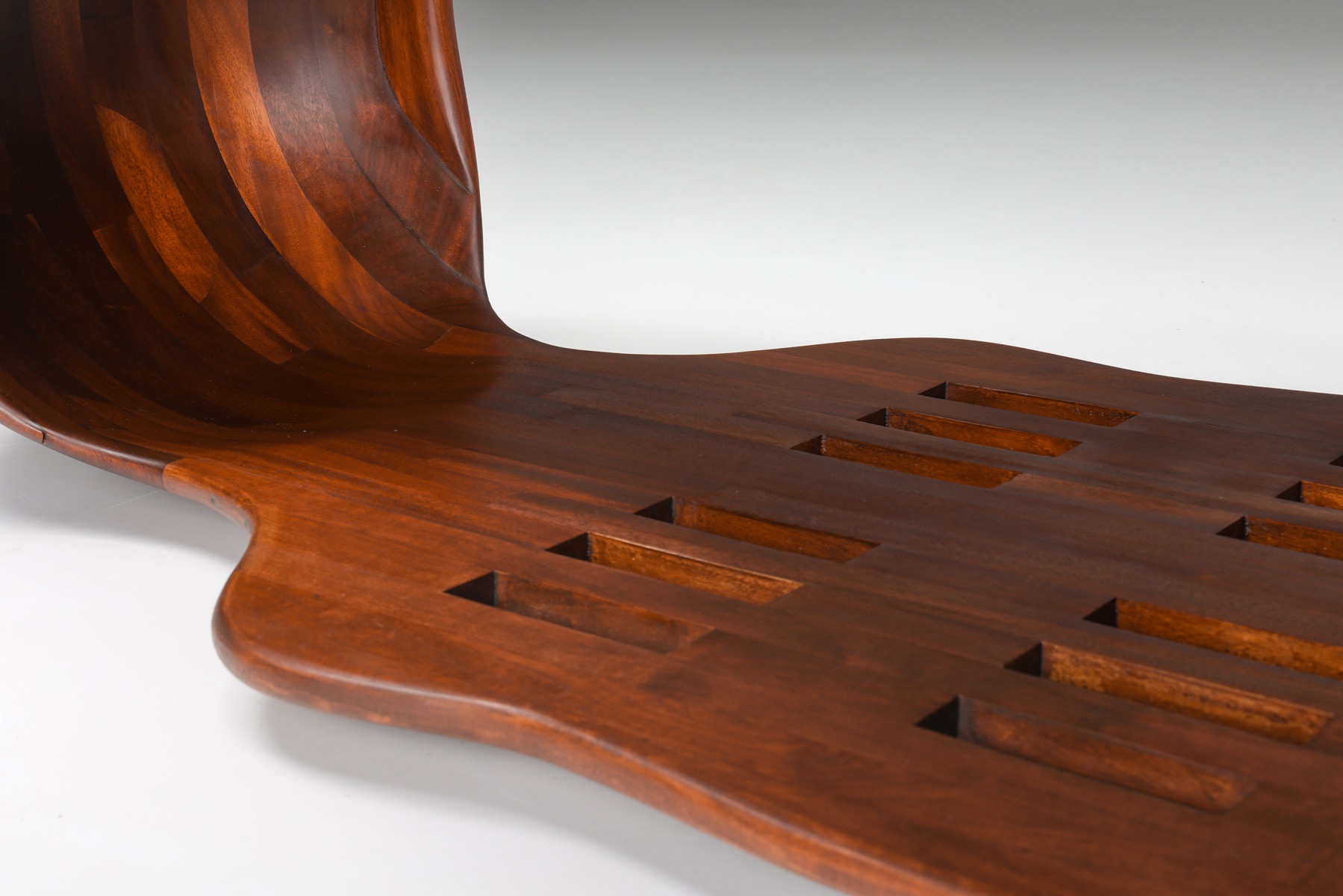 Handcrafted coffee table from the USA 1970s style