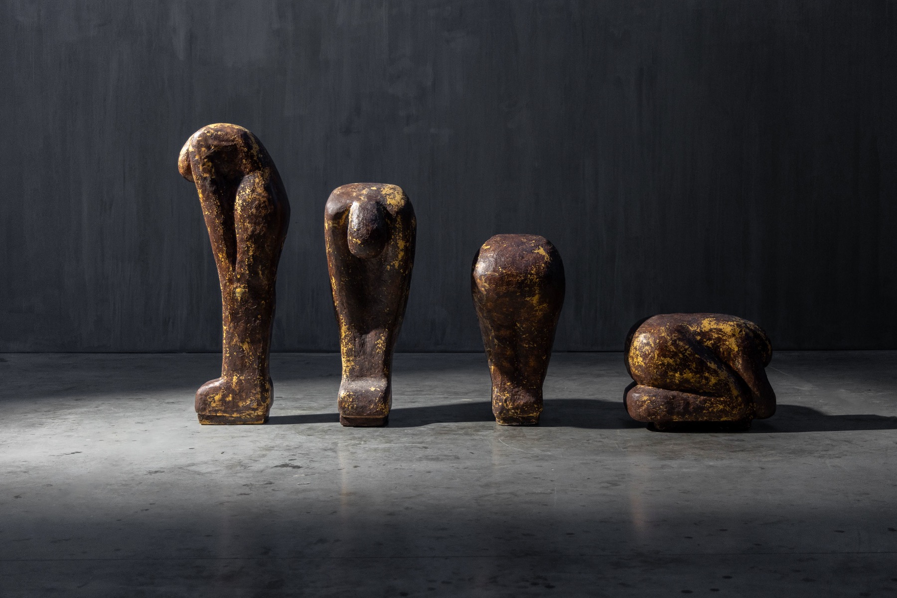 Museum level figural sculptures from the 1970s