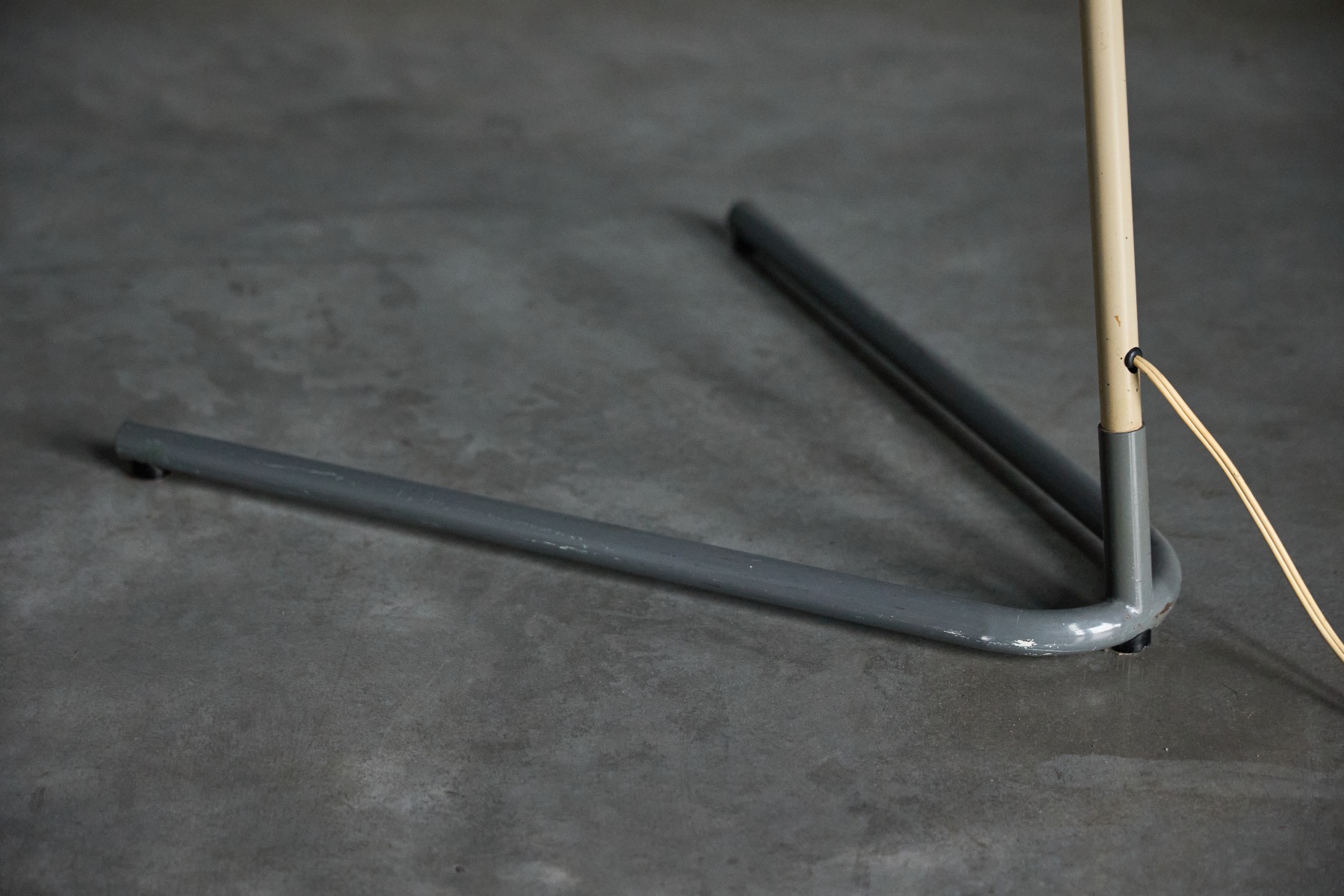 Refined mid century floor lamp by Louis Kalff from the 1950s